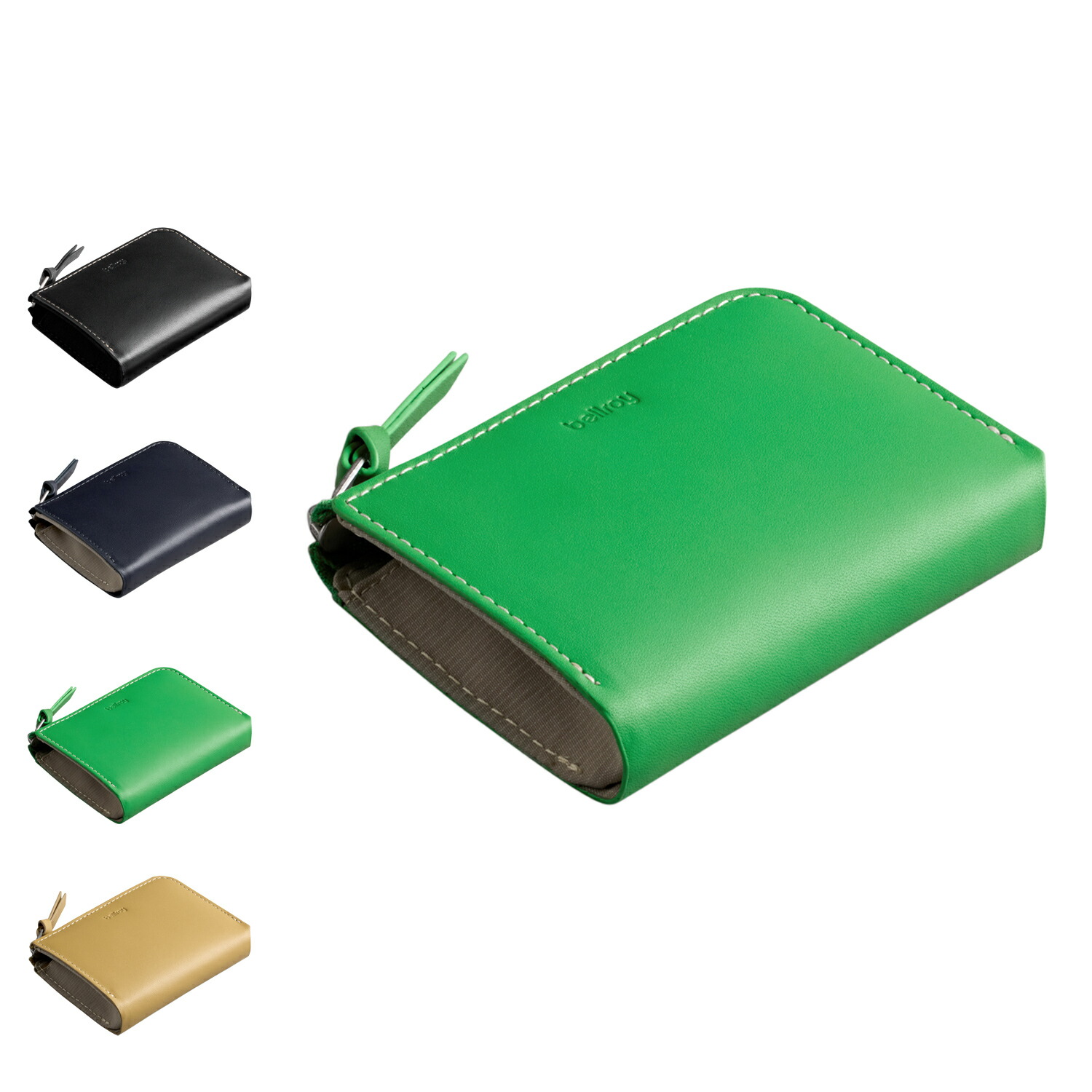 Bellroy L-POCKET ベルロイ 財布 二つ折り ミニ財布 メンズ レディース コンパクト L字ファスナー 小銭入れ付き ブラック ネイビー グリーン イエロー 黒 母の日