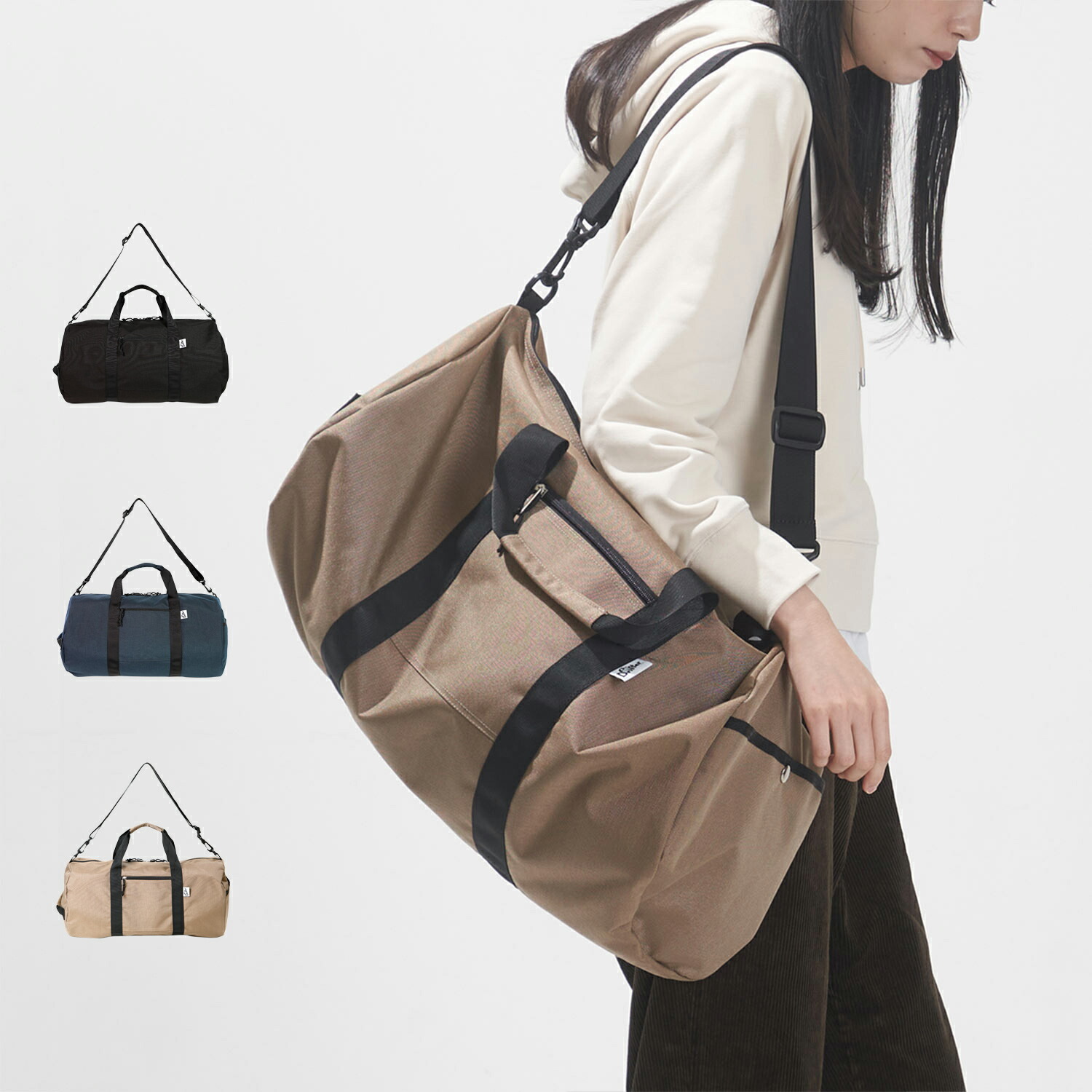 Drifter GYM DUFFEL L ドリフター バッグ ボストンバッグ ダッフル ショルダー メンズ レディース Lサイズ 旅行 斜めがけ 大人 軽量 ブラック ネイビー ベージュ 黒 DFV0880 母の日 9,768円