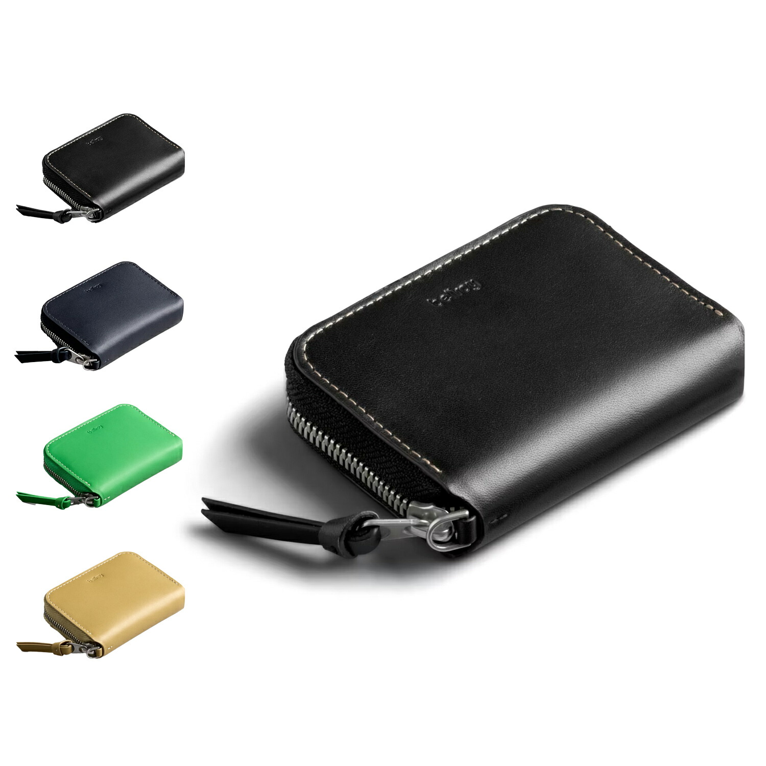 Bellroy FOLIO PICCOLO ベルロイ 財布 二つ折り ミニ財布 メンズ レディース コンパクト ラウンドファスナー 小銭入れ付き ブラック ネイビー グリーン イエロー 黒 母の日 10,032円