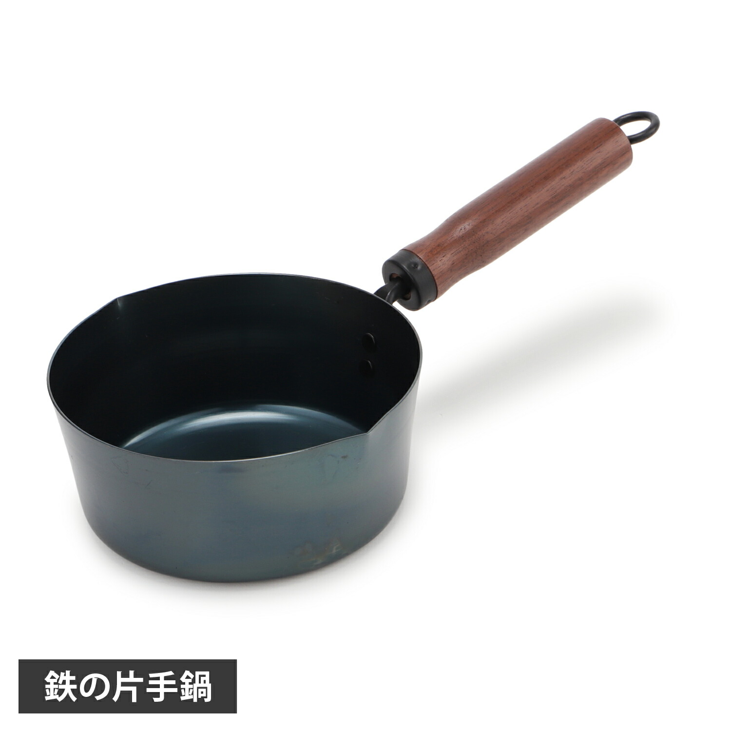 藤田金属 鉄の片手鍋ク 鉄鍋 片手鍋 18cm 1.6L IH ガス火対応 お手入れ簡単 日本製 ハードテンパー加工 母の日
