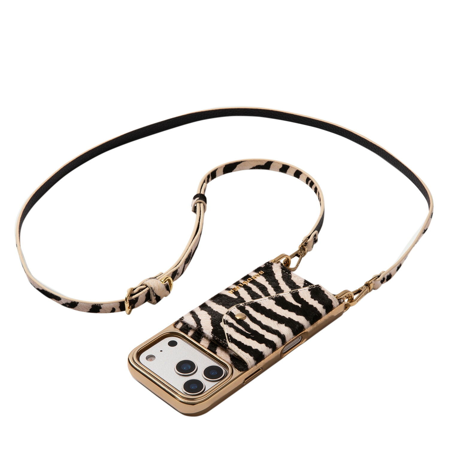 BANDOLIER DONNA CHROME ZEBRA バンドリヤー スマホショルダー iPhone17 17Pro 17Pro Max スマホケース アイフォン ドナ クローム ゼブラ メンズ レディース マルチカラー 12DON 母の日