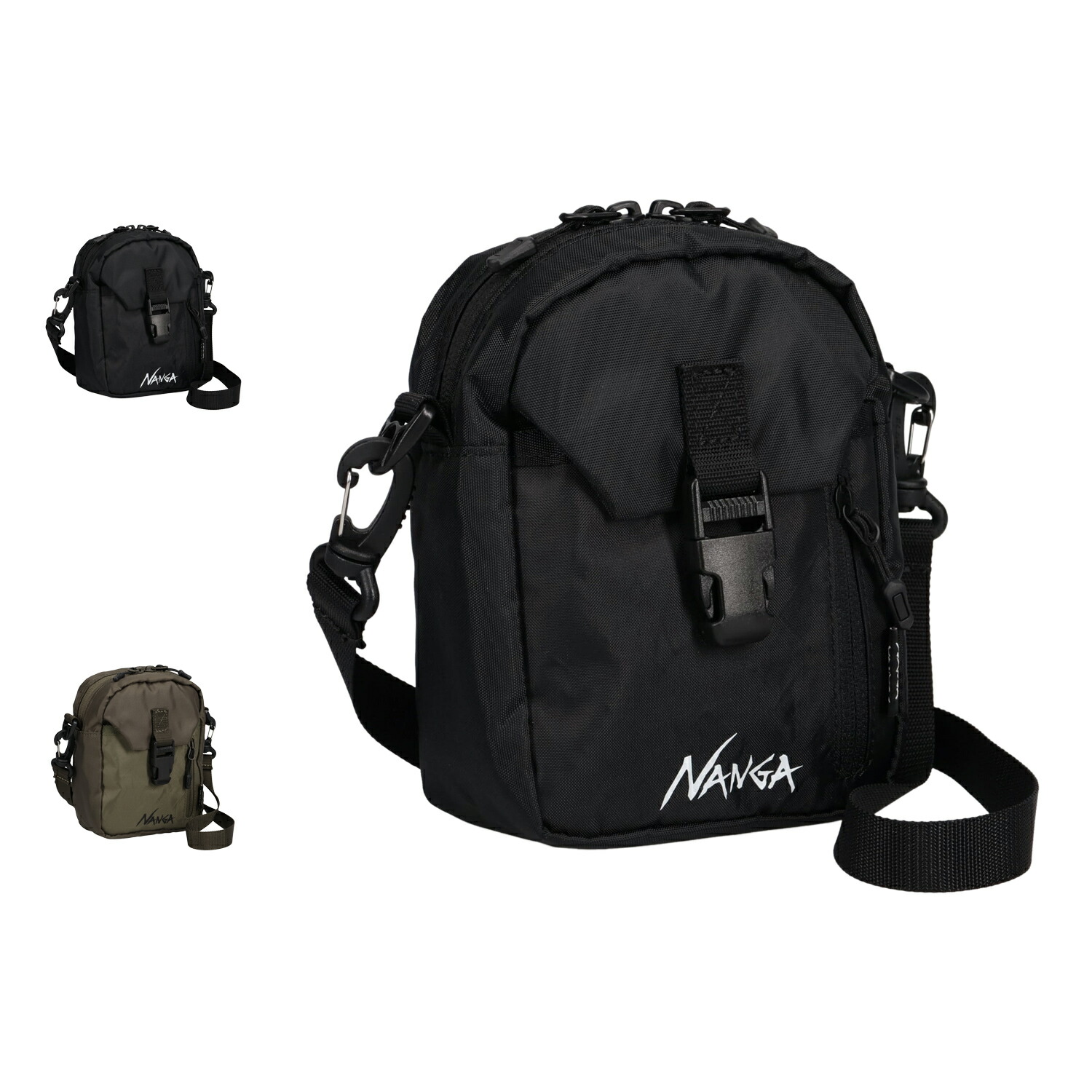 NANGA ECOPAK UR SHOULDER POUCH ナンガ バッグ ショルダーバッグ エコパック メンズ レディース 斜めがけ 軽量 コンパクト ブラック カーキグリーン 黒 N2502-3N302Z 母の日 6,435円