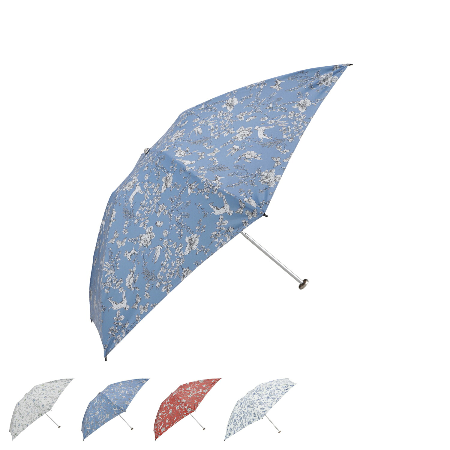 【最大1000円OFFクーポン】 AQUASCUTUM ボタニカルプリント アクアスキュータム 傘 日傘 折りたたみ傘 晴雨兼用 雨傘 レディース UVカット 遮蔽 紫外線対策 ベージュ ブルー コーラル オフホワイト 1AQ 27177｜ALLSPORTS