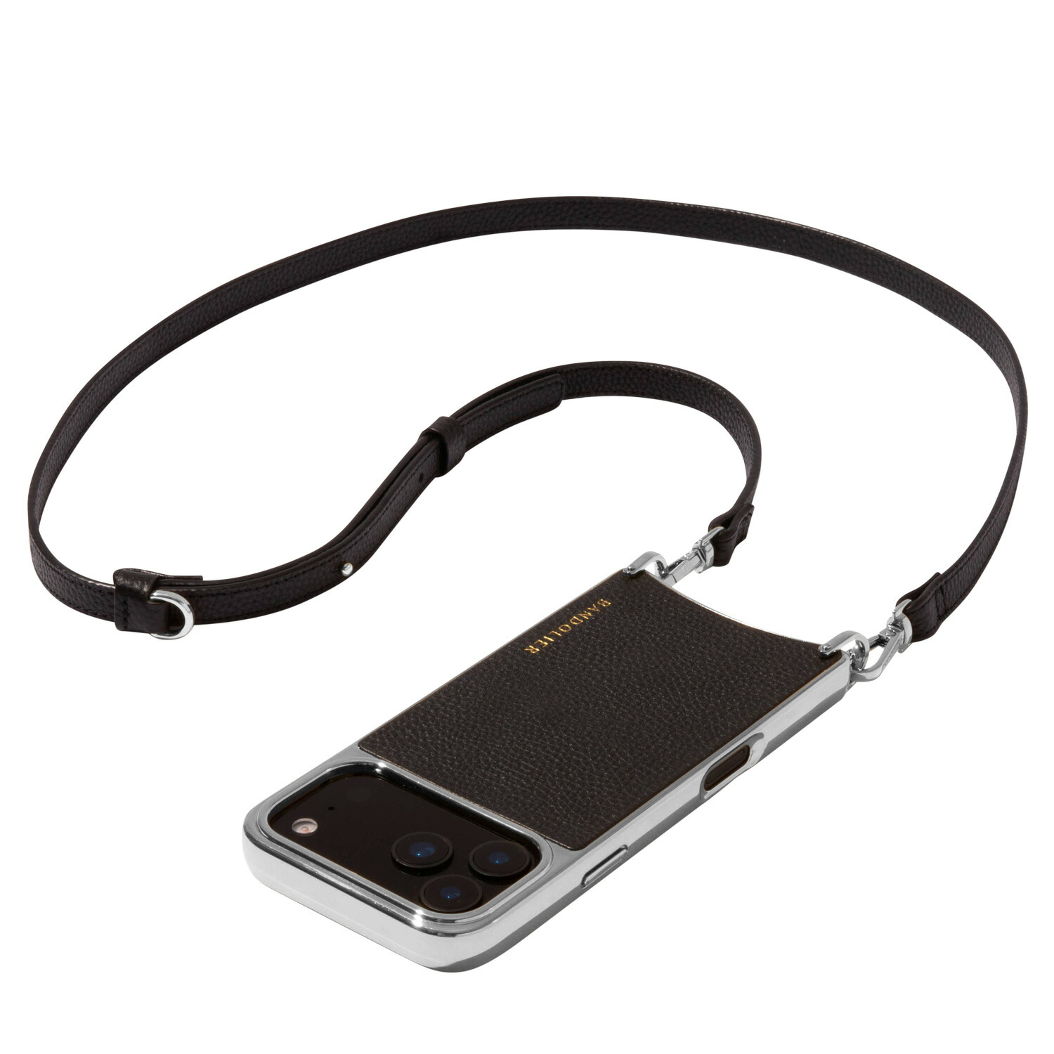 【最大1000円OFFクーポン】 BANDOLIER RAYNA SILVER バンドリヤー スマホショルダー iPhone17 17Pro 17Pro Max スマホケース アイフォン レイナ シルバー メンズ レディース ブラック 黒 12RAY1001｜ALLSPORTS