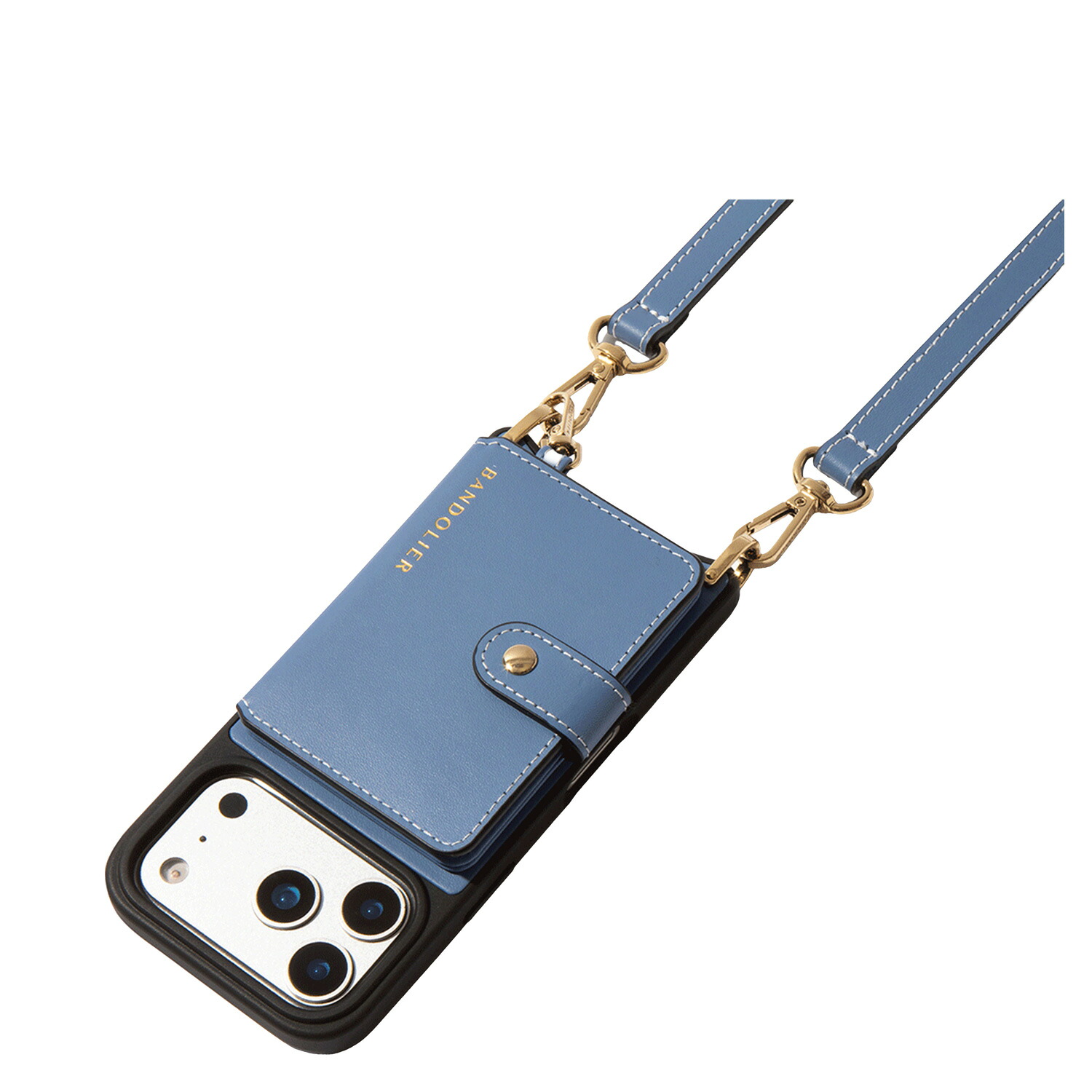 【最大1000円OFFクーポン】 BANDOLIER IVY WALLET DENIM BLUE バンドリヤー スマホショルダー iPhone17 17Pro 17Pro Max スマホケース アイフォン アイビー ウォレット デニムブルー メンズ レディース ブルー 37IVY1005｜ALLSPORTS