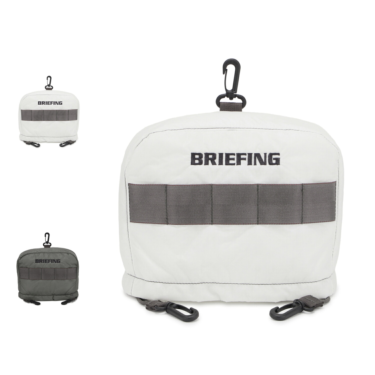 BRIEFING GOLF IRON COVER TP ブリーフィング ゴルフ ヘッドカバー アイアンカバー メンズ レディース 軽量 撥水 ホワイト グレー 白 BRG261G47|ALLSPORTS