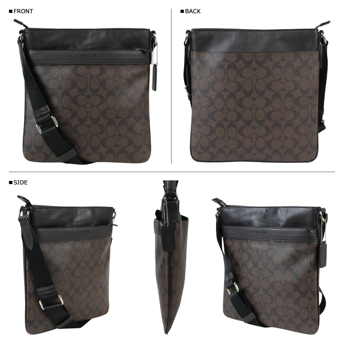 coach side bag mens