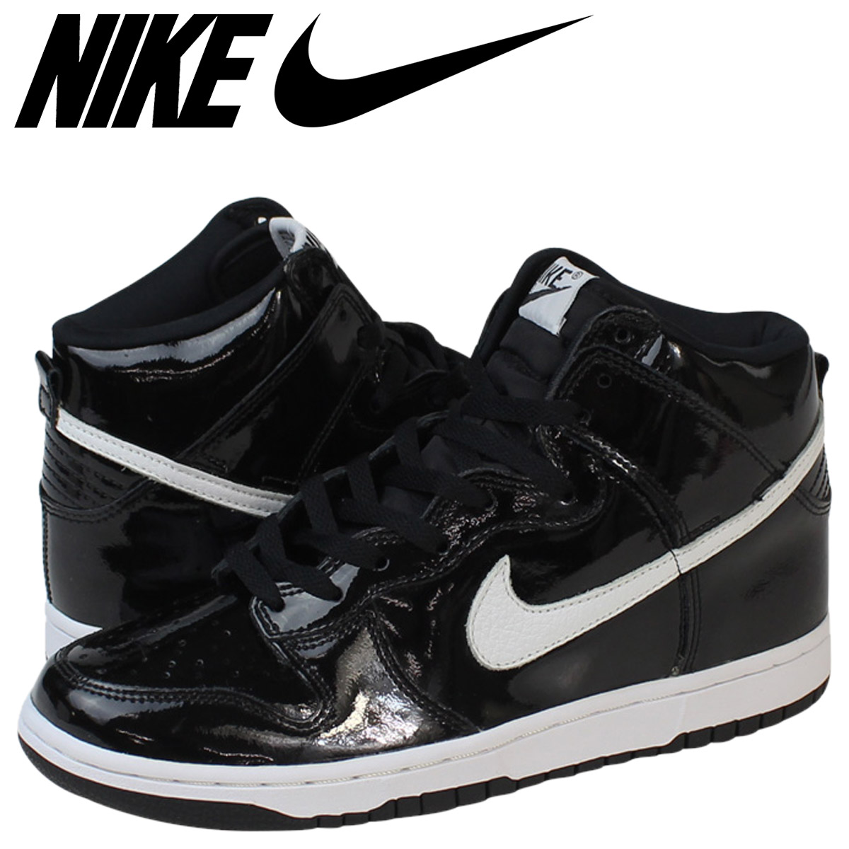 nike dunk high black