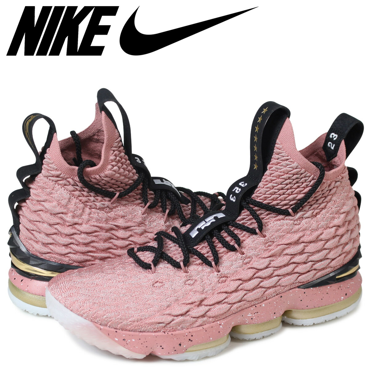lebron 15 pink gold