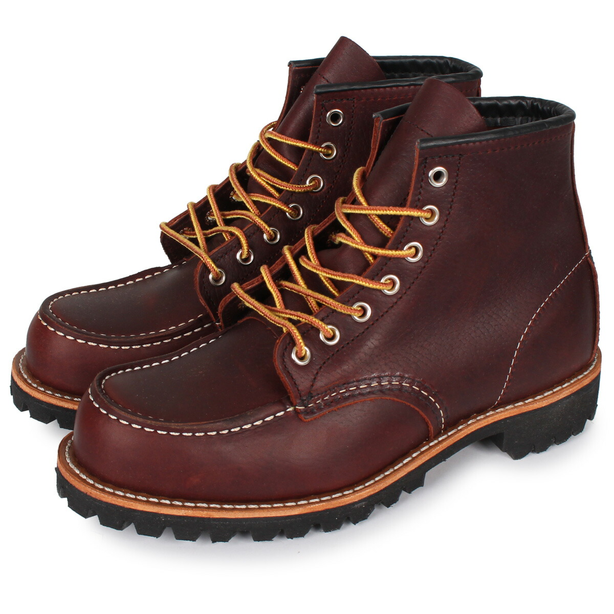 最高の品質の レディース メンズ ラフネック アイリッシュセッター ブーツ レッドウィング Boot 6inch Roughneck Wing Red Dワイズ 8146 ブラウン ダーク Zzz Rw 8146 Hamrahtrader Com