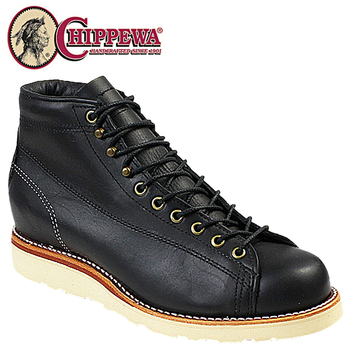 chippewa lace to toe