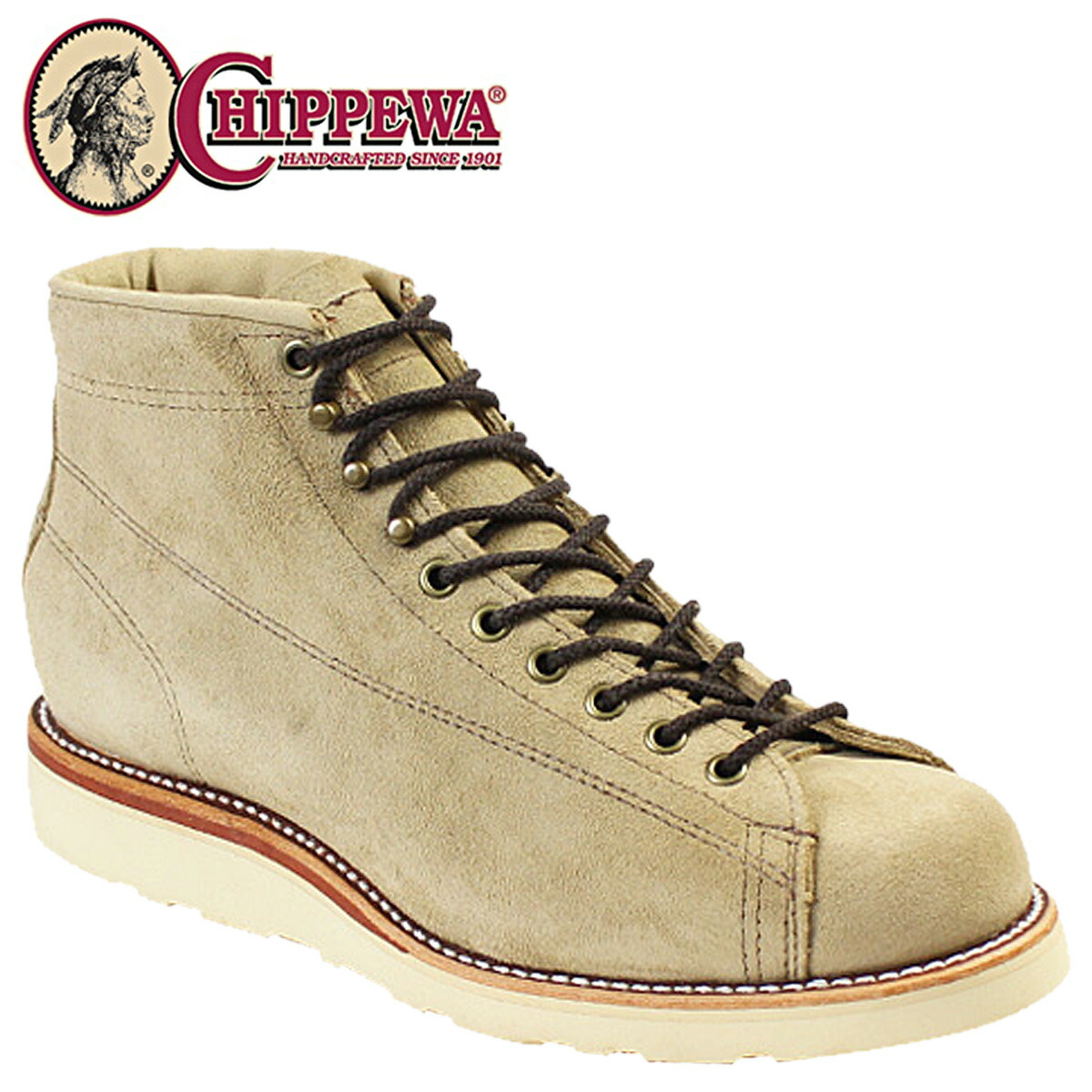 chippewa lace to toe