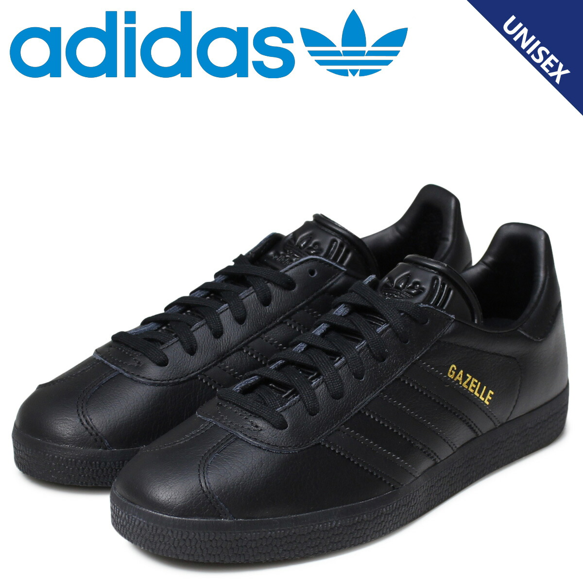 adidas originals gazelle all black