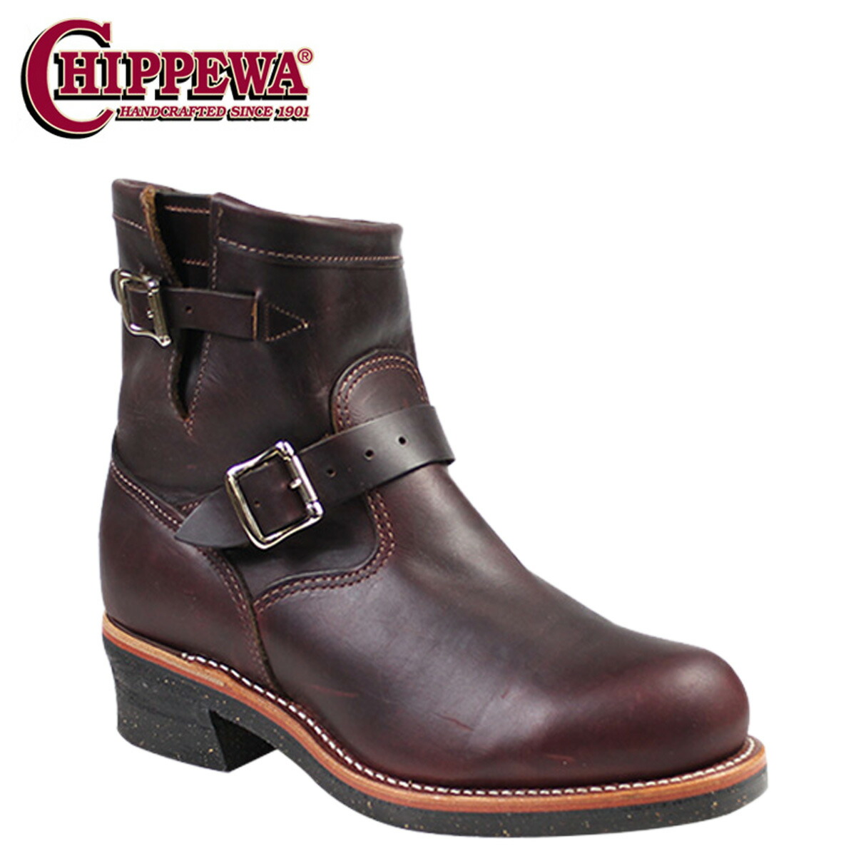 chippewa steel toe engineer boots