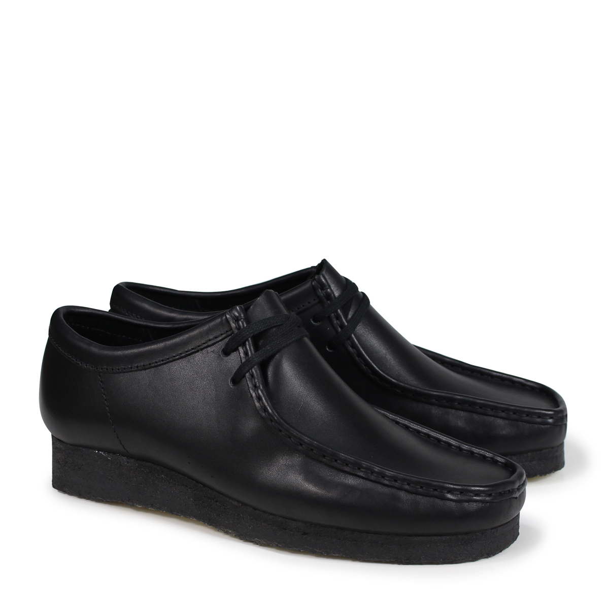 clarks wallabees mens black