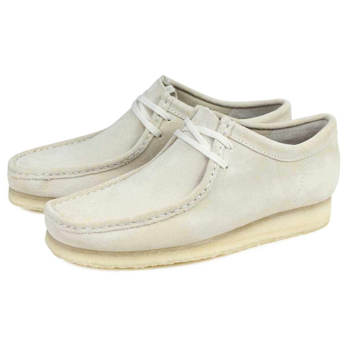 all white wallabees