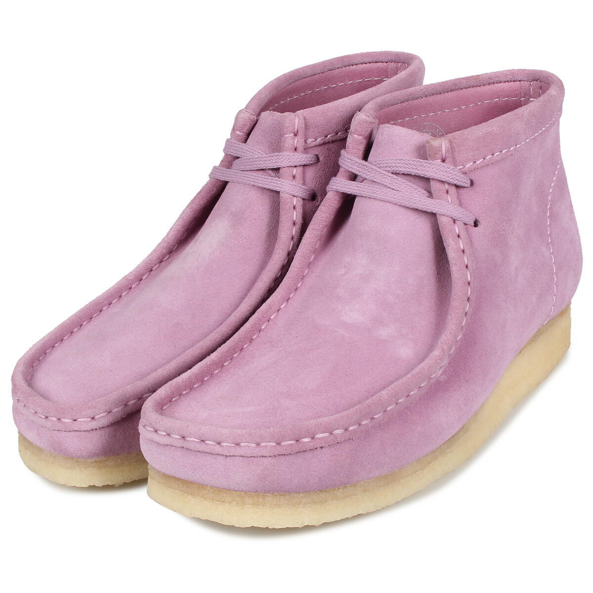 あす楽対応 24cm 28cm 送料無料 クラークス Clarks ブーツ 最大1000円offクーポン 靴 ワラビー モカシン Wallabee Clarks Wallabee Wallabee クラークス ワラビー ブーツ メンズ レディース スエード ライト パープル