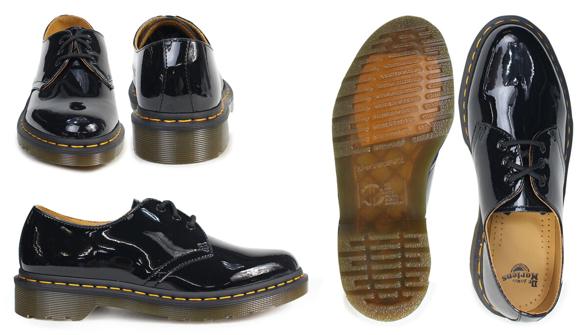 patent dr martens shoes