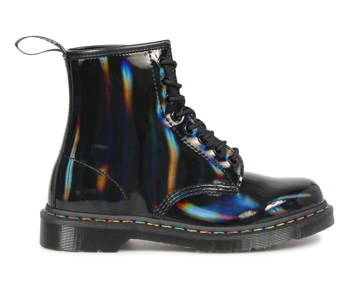 1460 rainbow patent boot