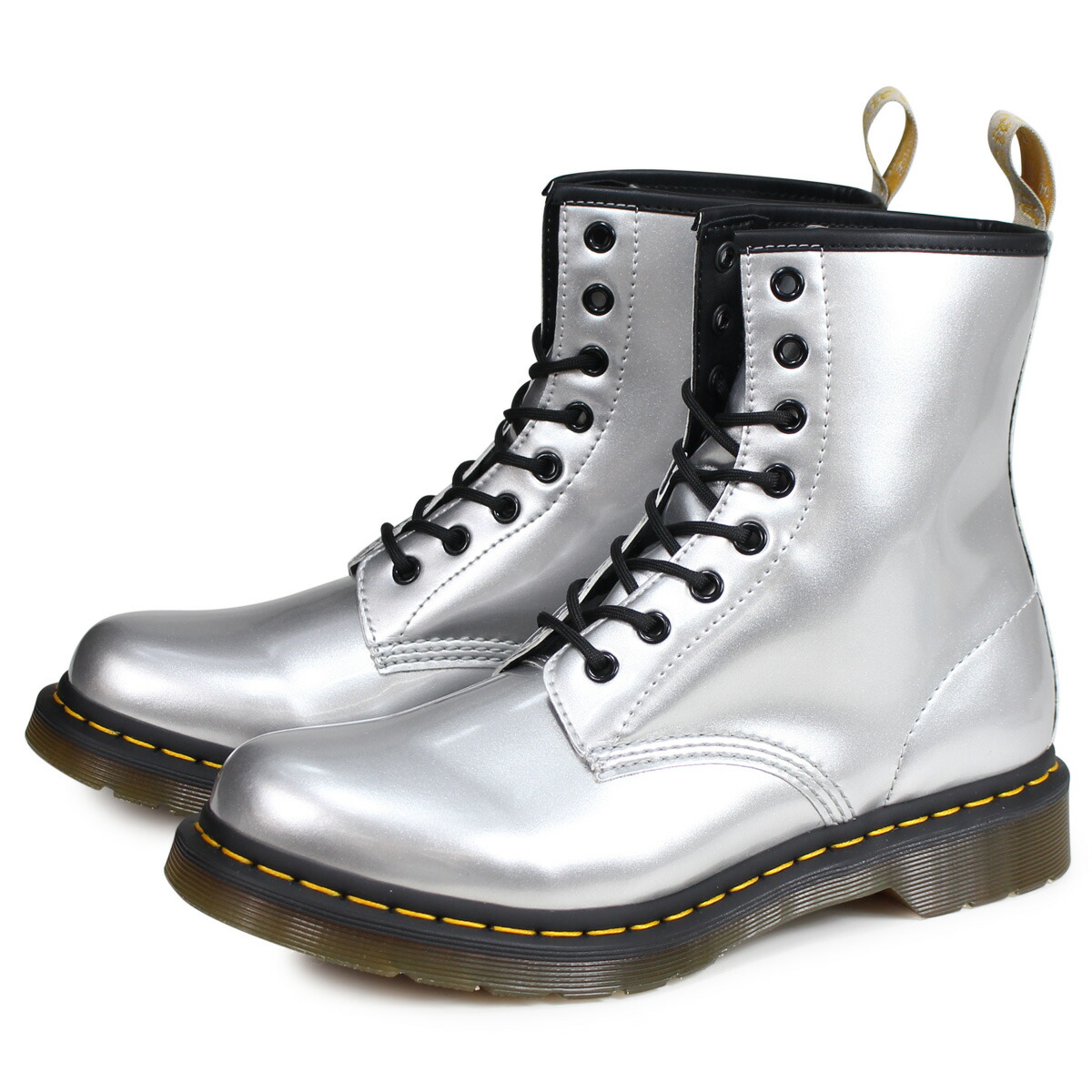 doc martens vegan chrome