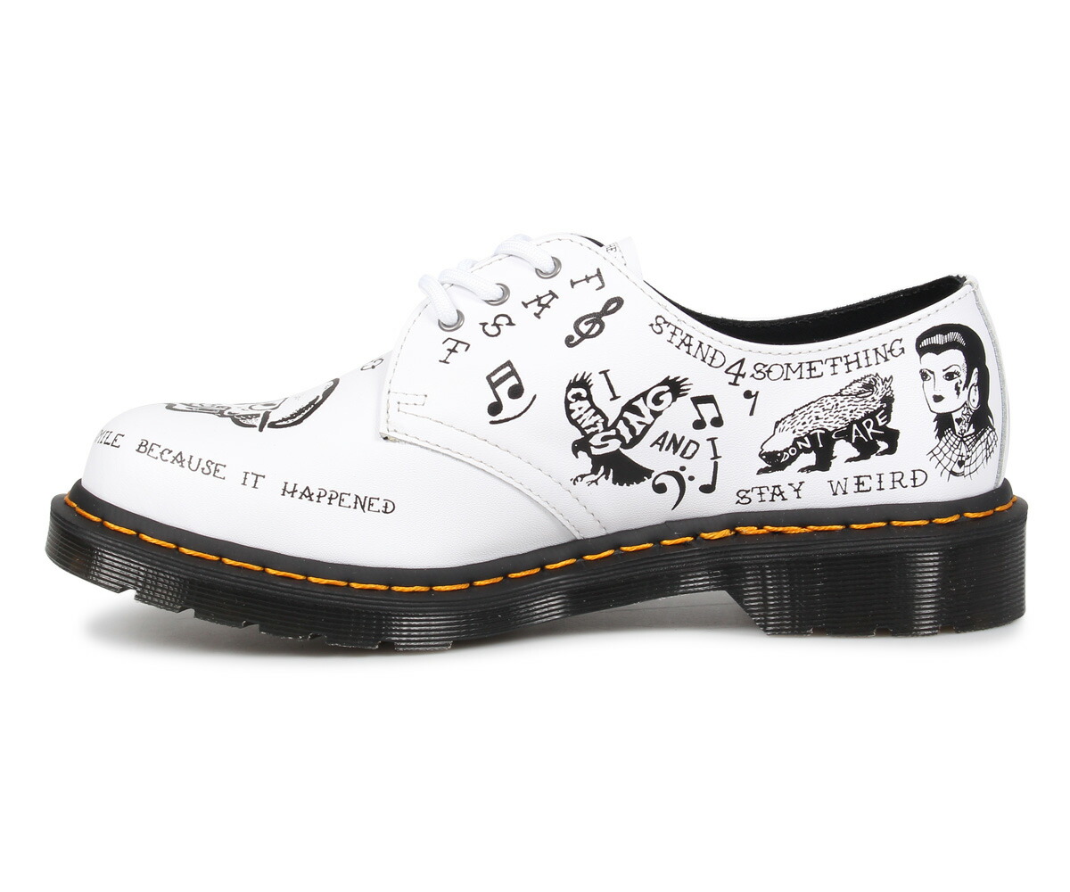 dr martens 1461 scribble