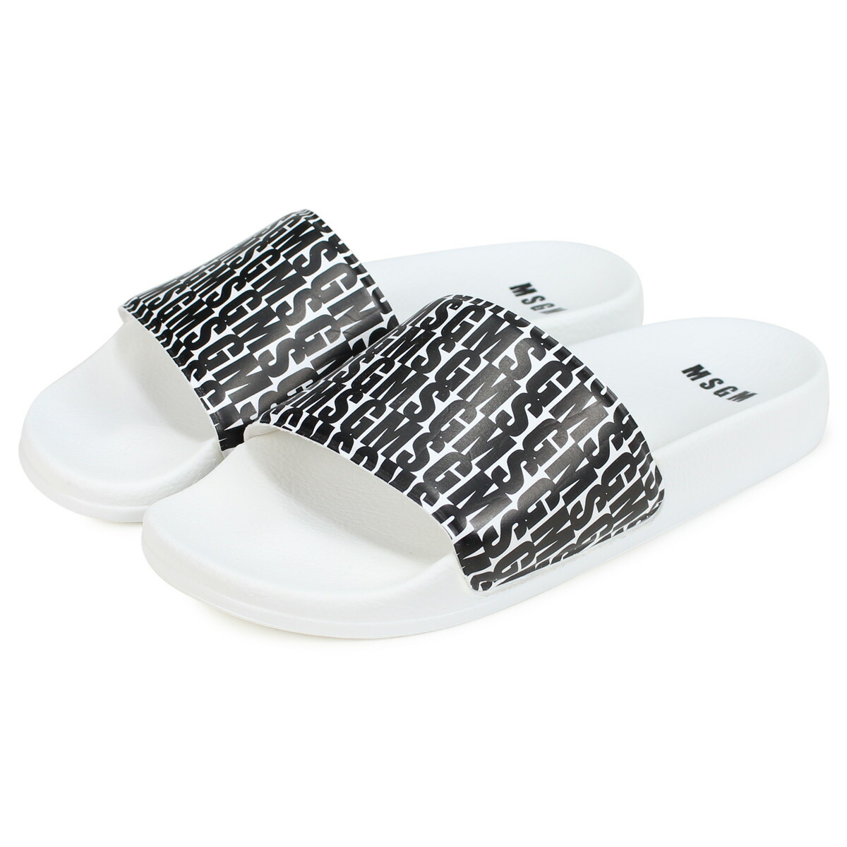 MSGM MULTI LOGO POOL SIDE エムエスジーエム サンダル シャワーサンダル レディース ホワイト 2641MDS15100 309 99