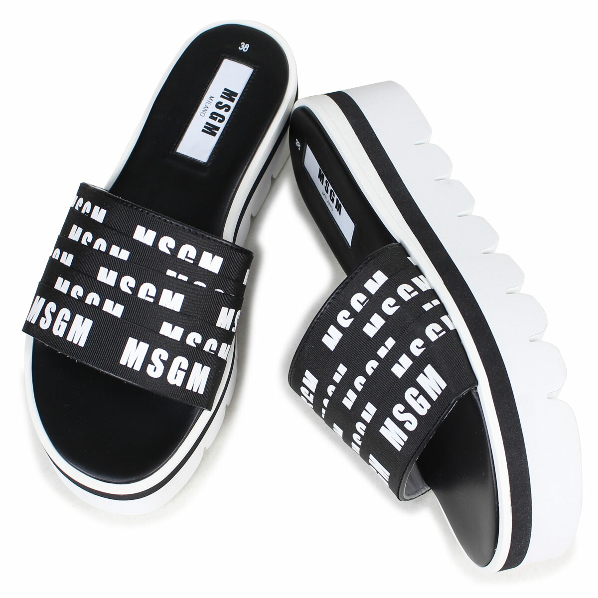 楽天市場 最大600円offクーポン Msgm Comfort Sandals サンダル レディース エムエスジーエム コンフォートサンダル 厚底 2441mds 110 ブラック Allsports