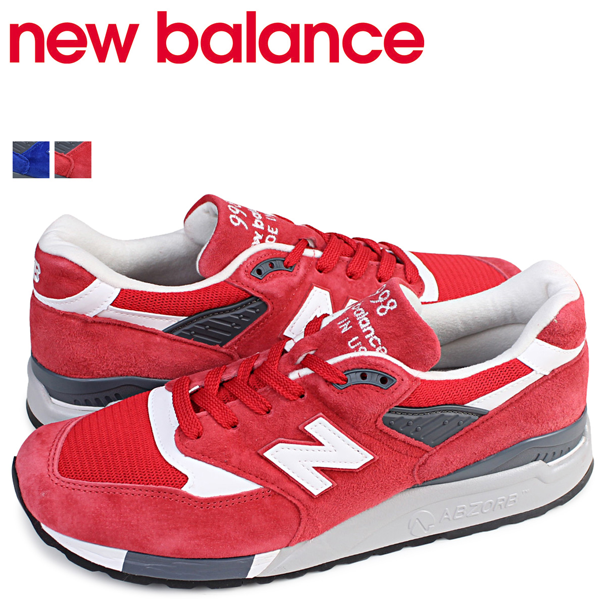 new balance 998 red