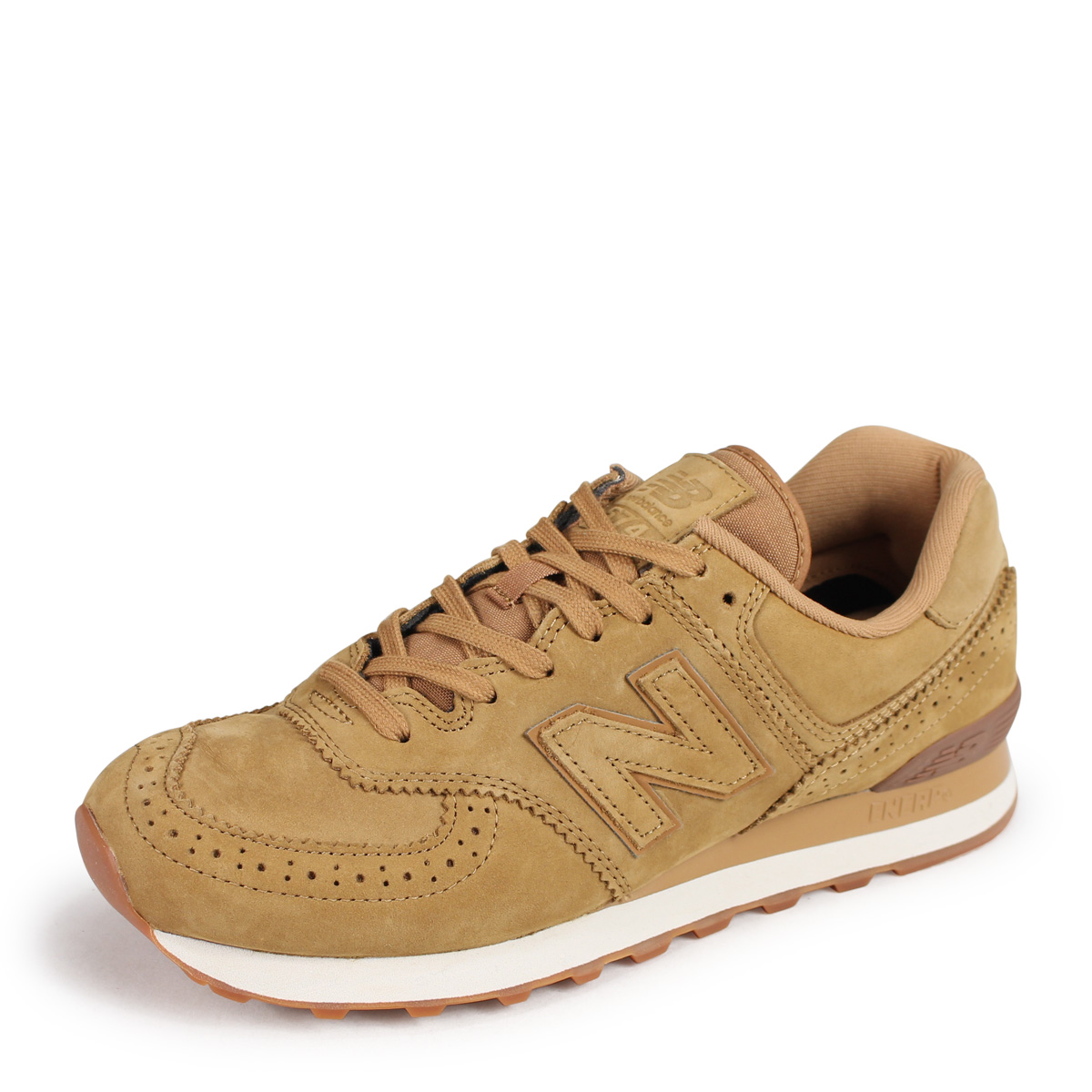 new balance 574 leather brown