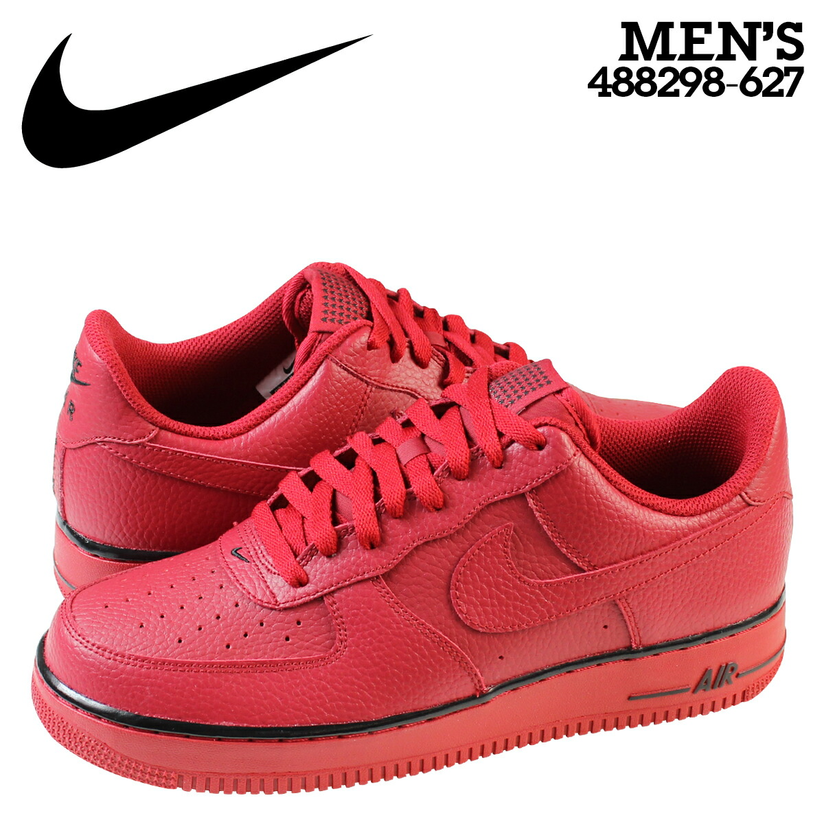 NIKE Nike air force sneakers AIR FORCE 1 07 air force 1 488,298,627 gym red men shoes red