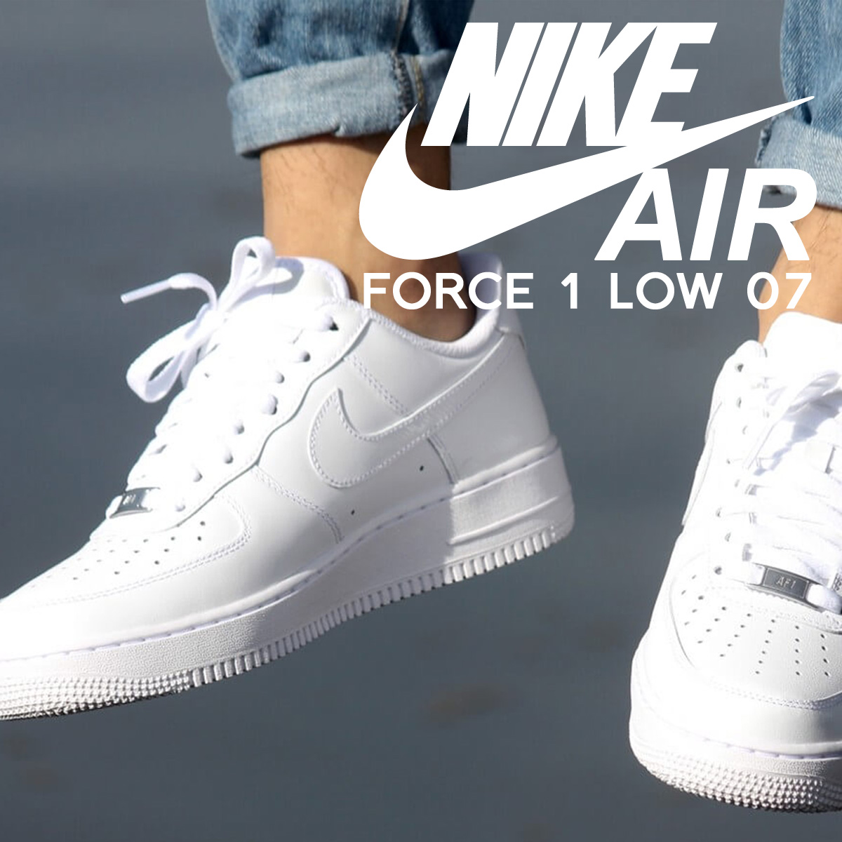 mens nike air force 1 white low
