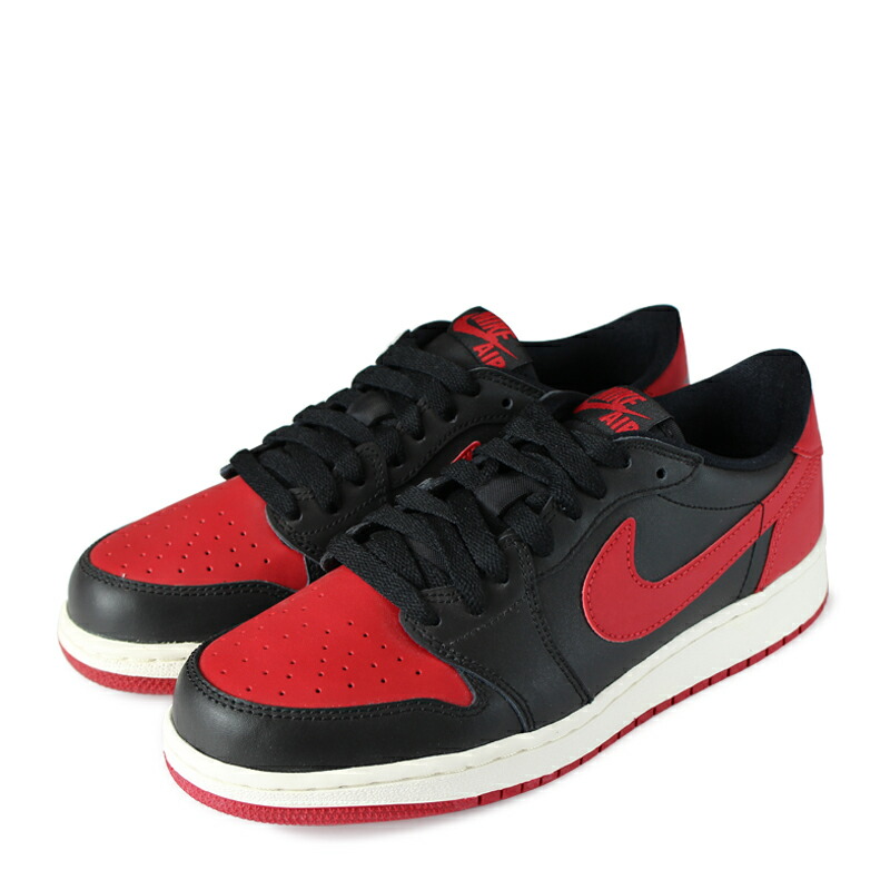 楽天市場 ナイキ Nike エアジョーダン1 レトロ レディース スニーカー Air Jordan 1 Retro Low Og Bg 709999 001 レッド 赤 Allsports