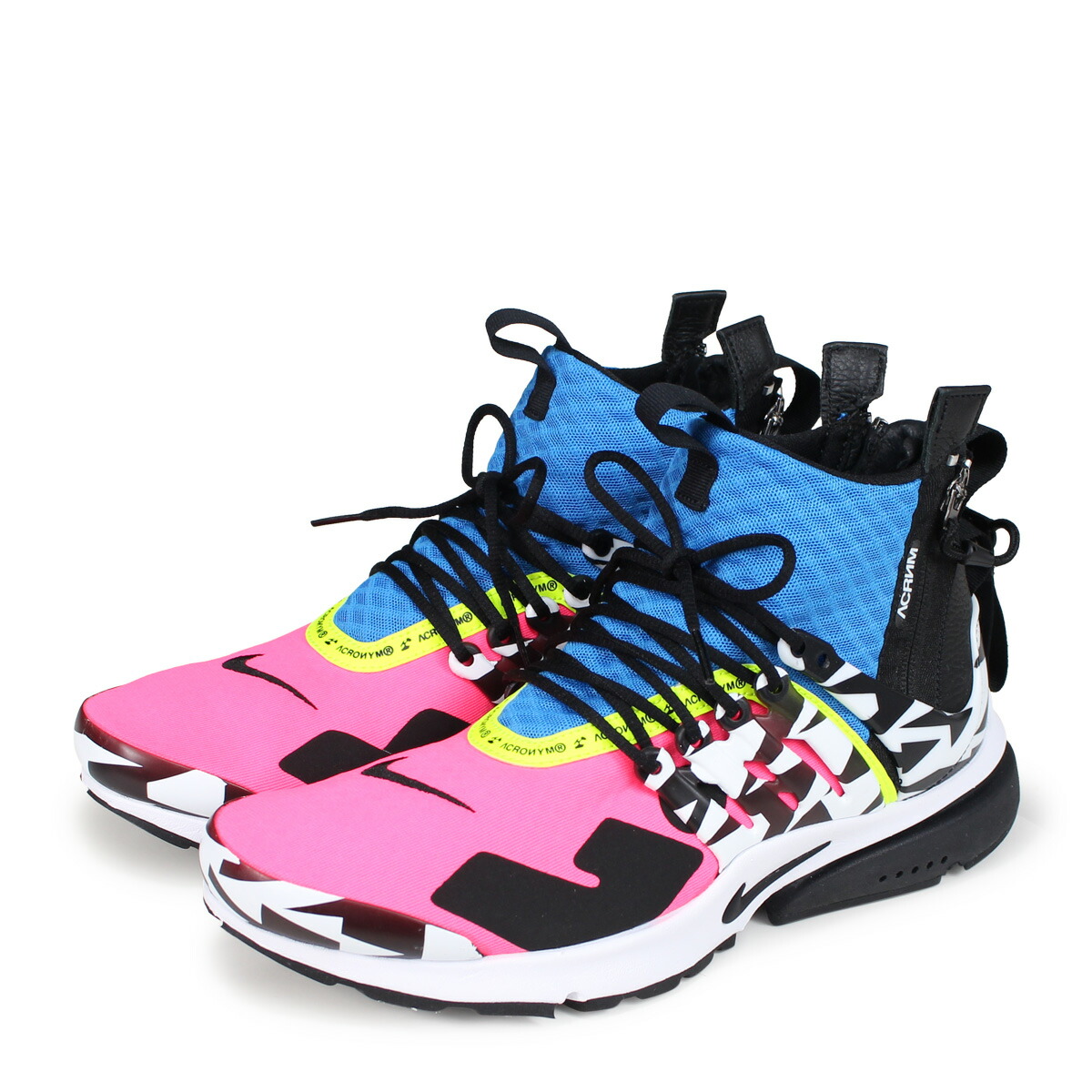 楽天市場 最大1000円offクーポン ナイキ Nike エアプレスト スニーカー メンズ Acronym アクロニウム Air Presto Mid Ah72 600 ピンク Allsports