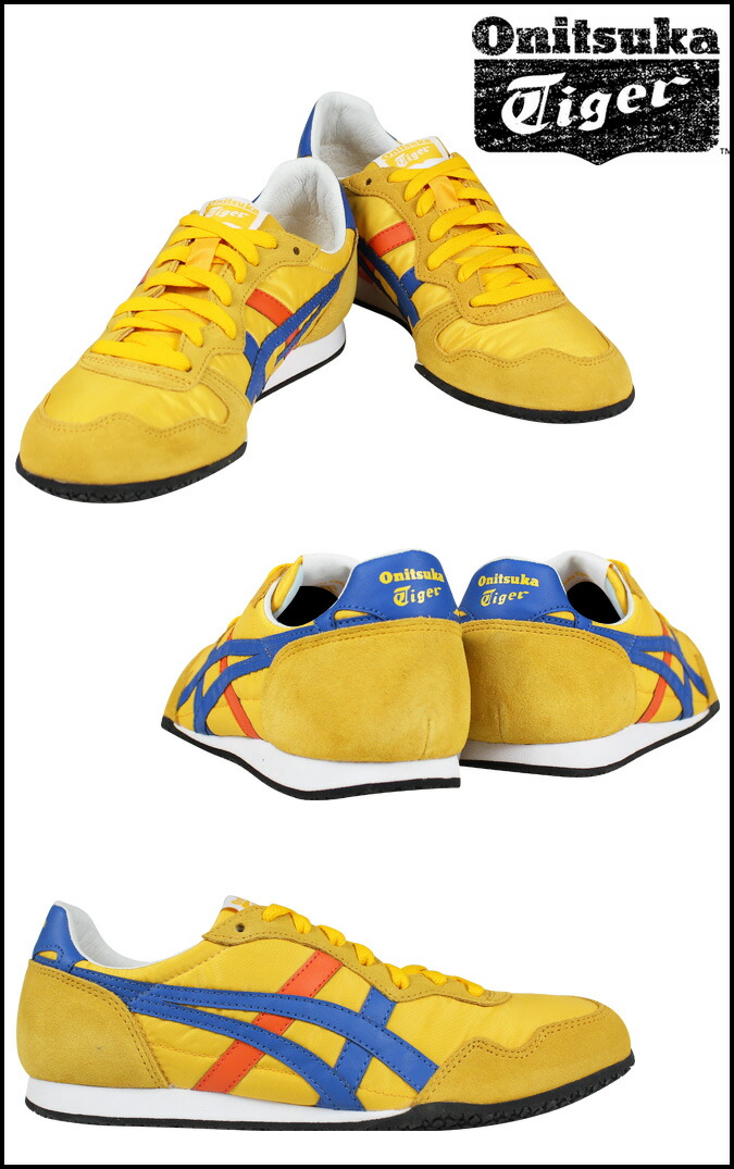 onitsuka tiger serrano womens yellow