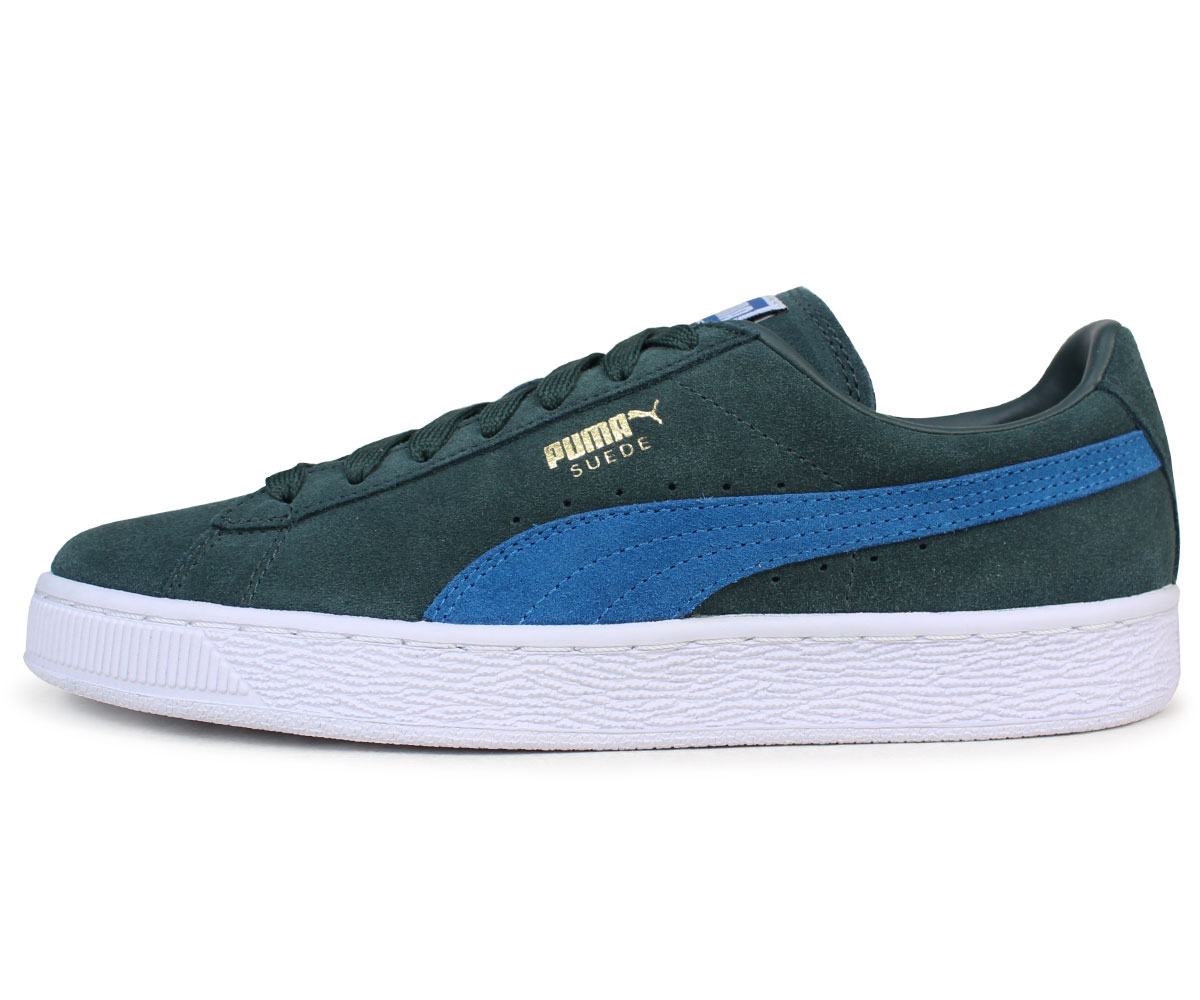 puma suede classic electric green