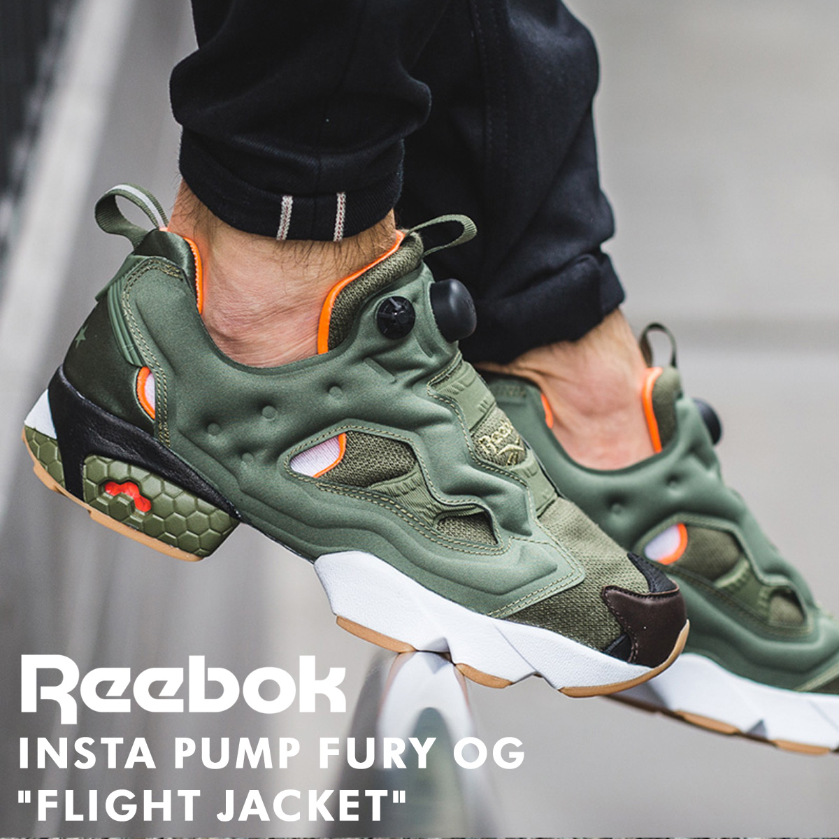 Reebok Insta Pump Fury on feet