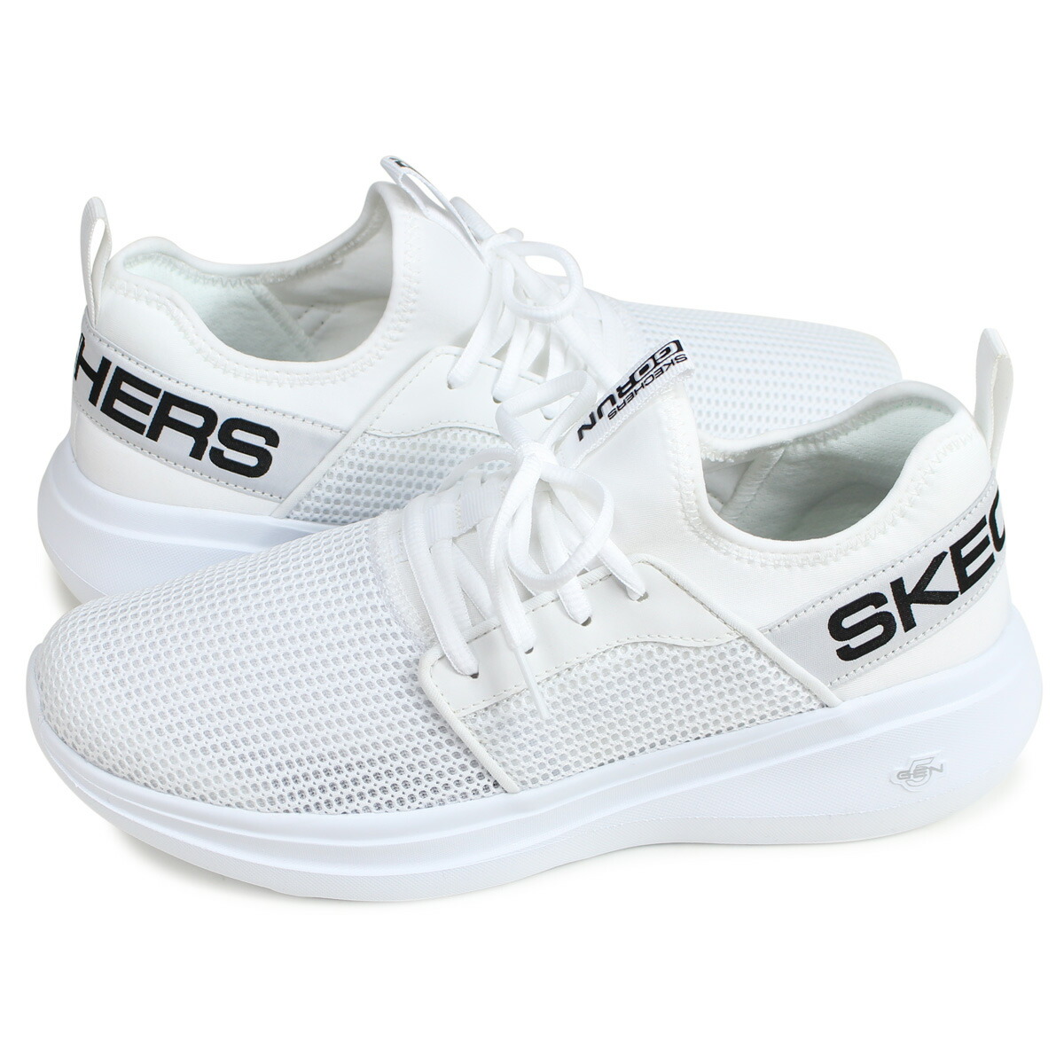 skechers on the go white