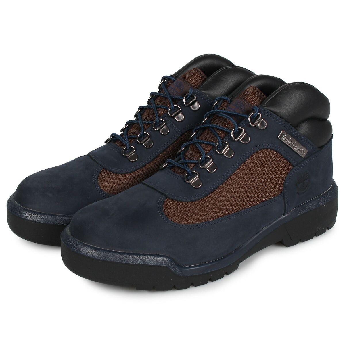 timberland field boots navy