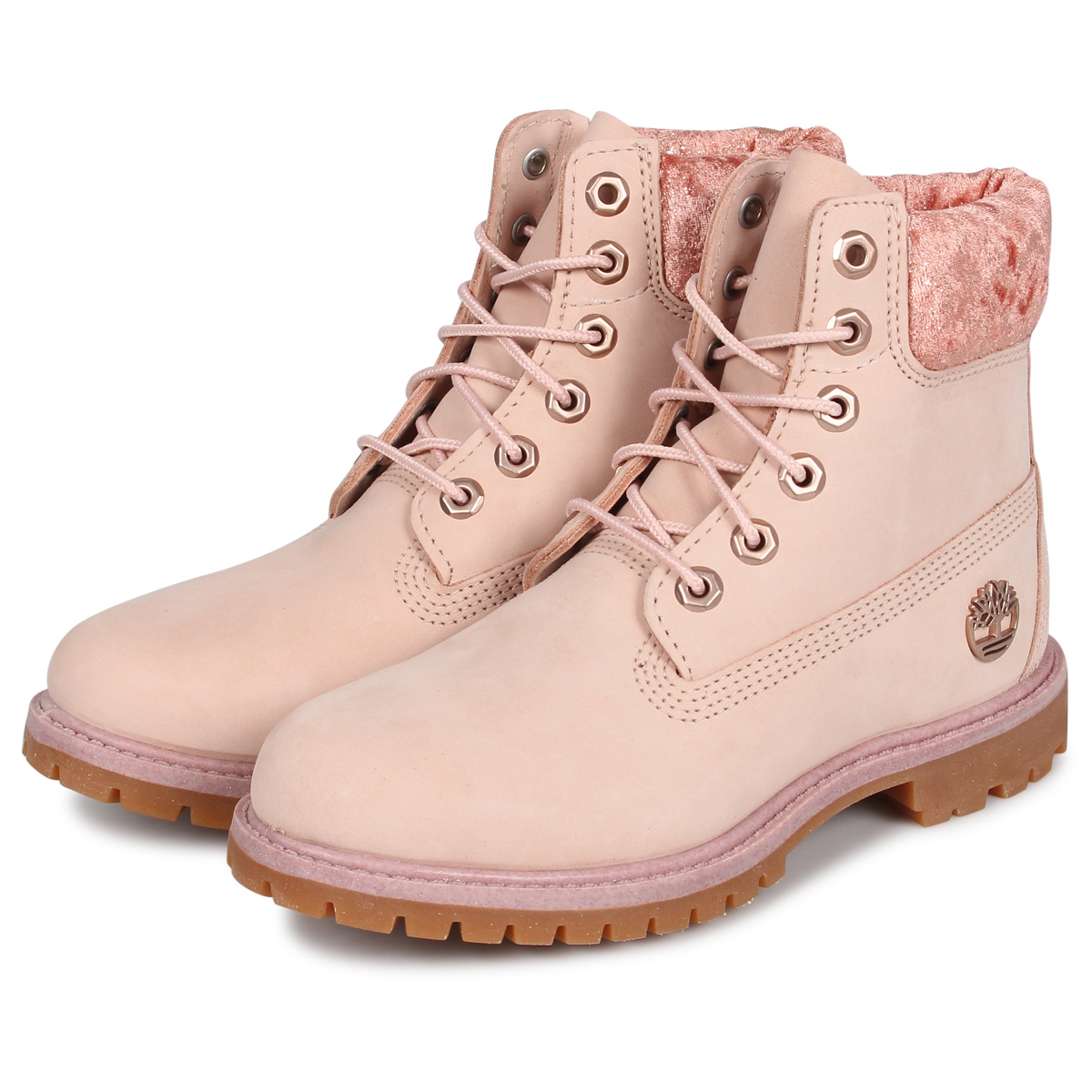 pink steel toe boots timberland