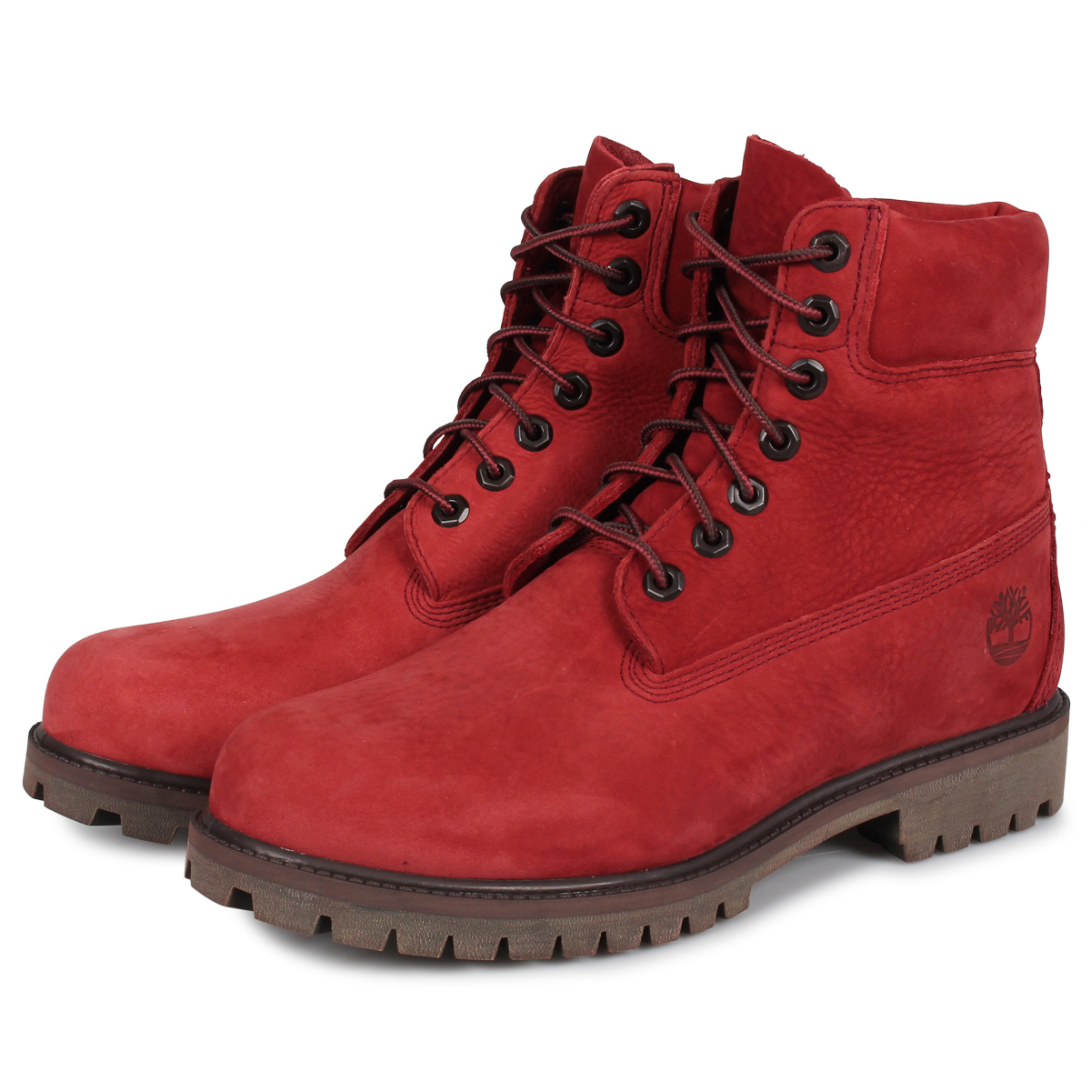 red tim boots