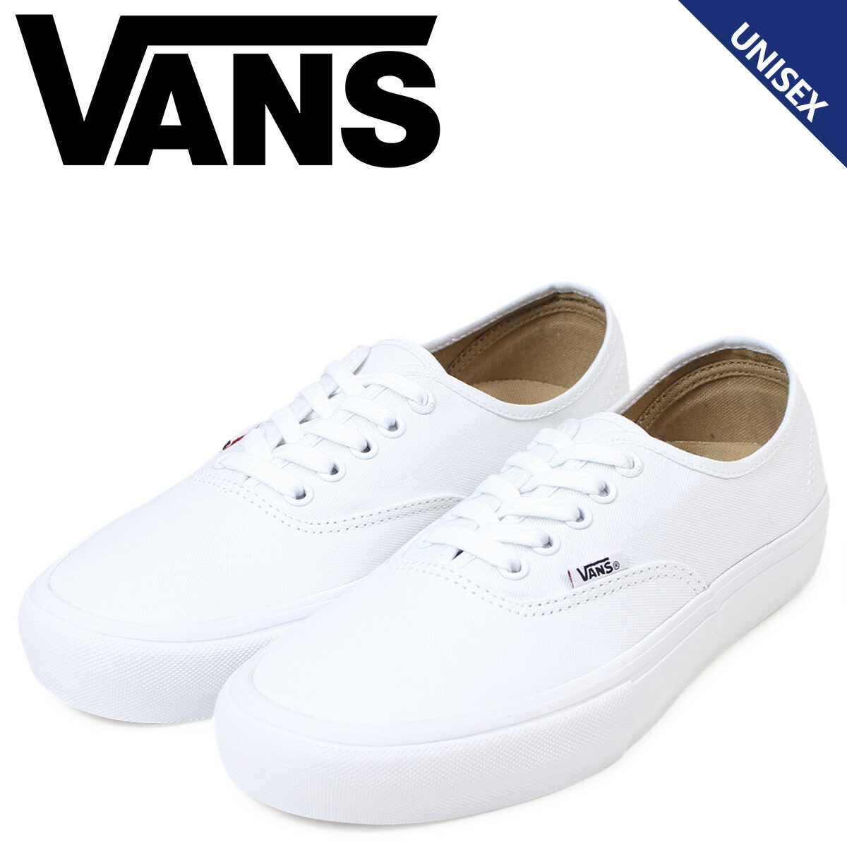 vans authentic pro white