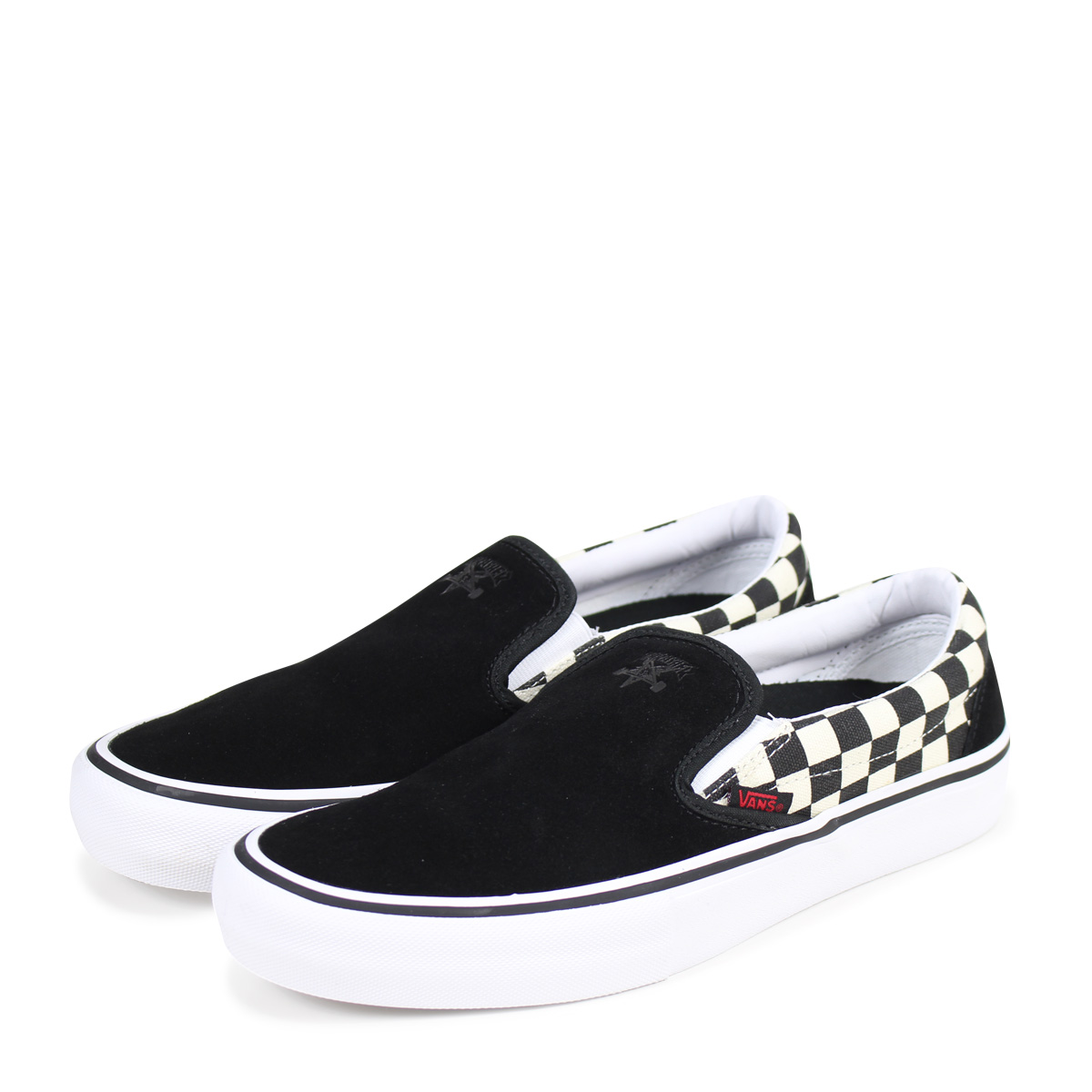 vans x thrasher slip on checkerboard