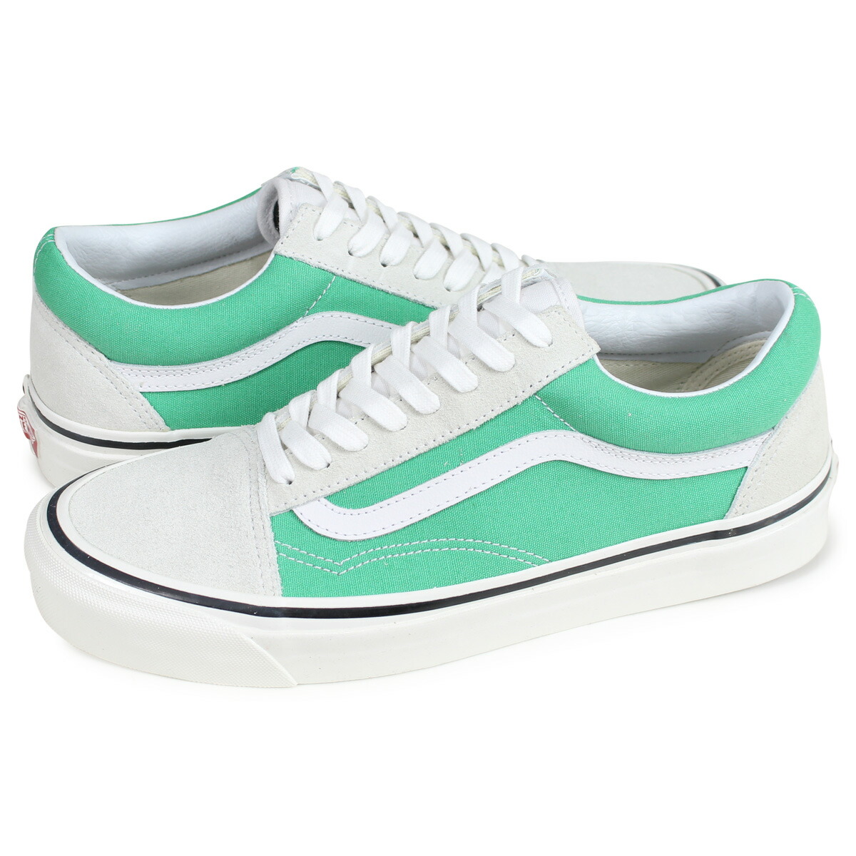 teal old skool vans