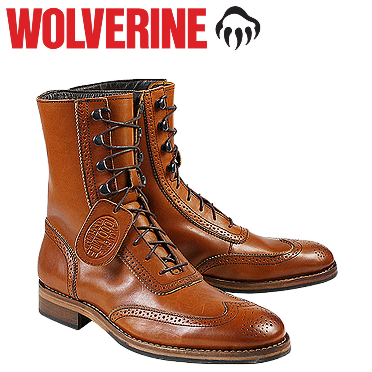 wolverine boots tan