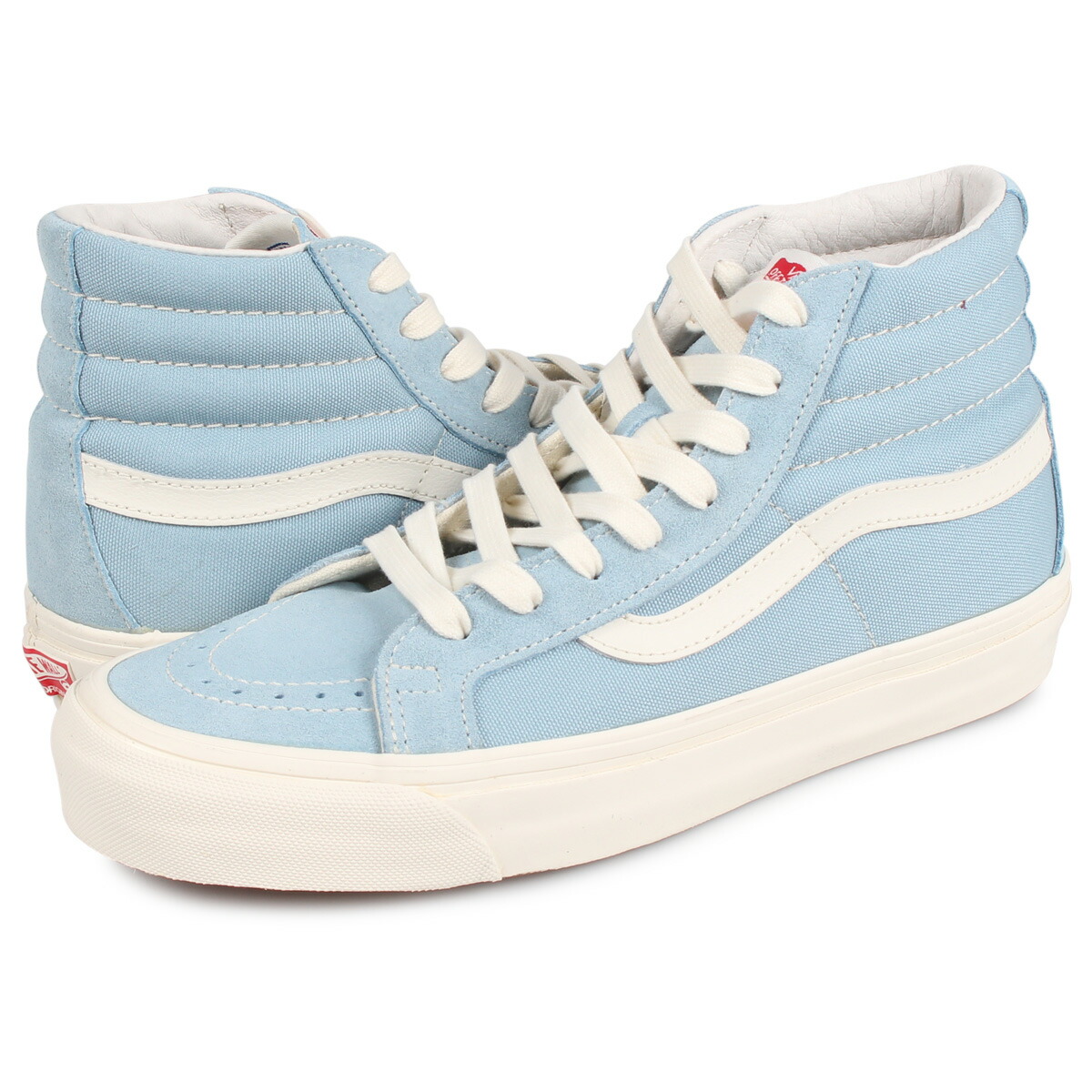 手数料安い Vans Og Sk8 Hi Lx ヴァンズ スケートハイ スニーカー メンズ レディース バンズ ブルー Vn0a4bvbvz5 安い購入 Www Clairmontcake Co Id