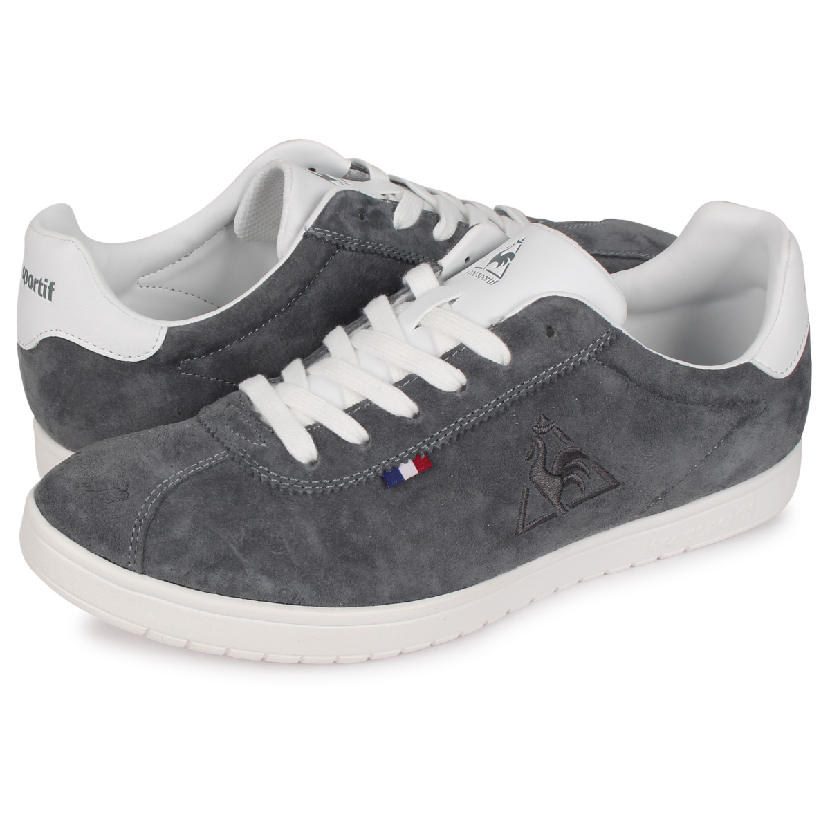 楽天市場 Le Coq Sportif Bernay ルコック スポルティフ スニーカー メンズ レディース ベルネー グレー Ql1pjc15gy Allsports