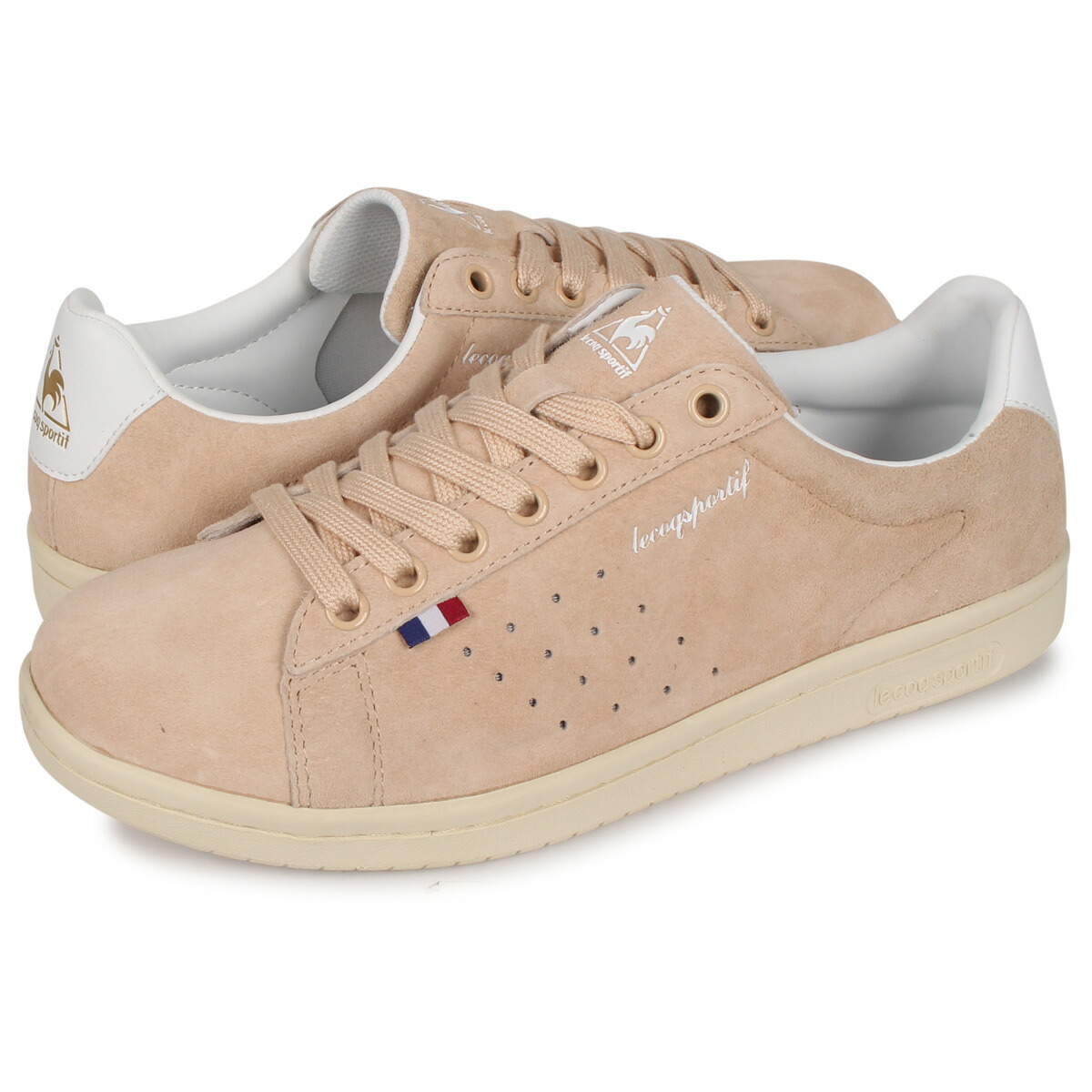 楽天市場 Le Coq Sportif La Roland Le ルコック スポルティフ スニーカー メンズ レディース La ローラン ベージュ Ql1pjc18be Goods Lab