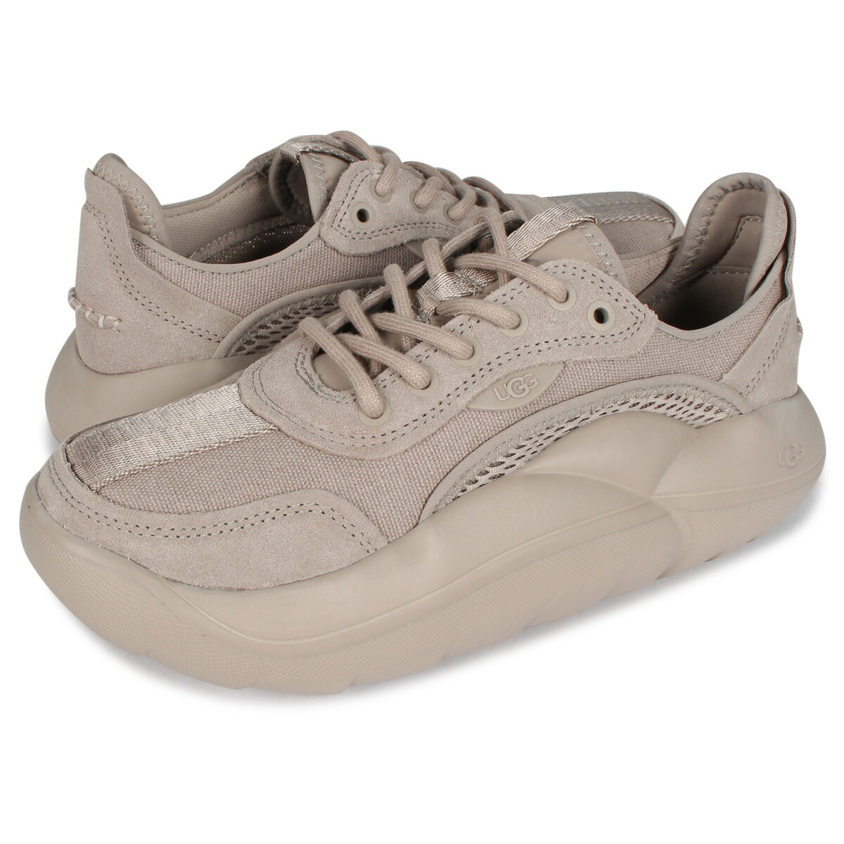 あす楽対応 22cm 25cm 送料無料 Ugg ベージュ スニーカー 最大1000円offクーポン スニーカー スニーカー アグ La Low Trainer アグ Ugg Cloud スニーカー クラウド ロー トレーナー レディース ベージュ Allsports