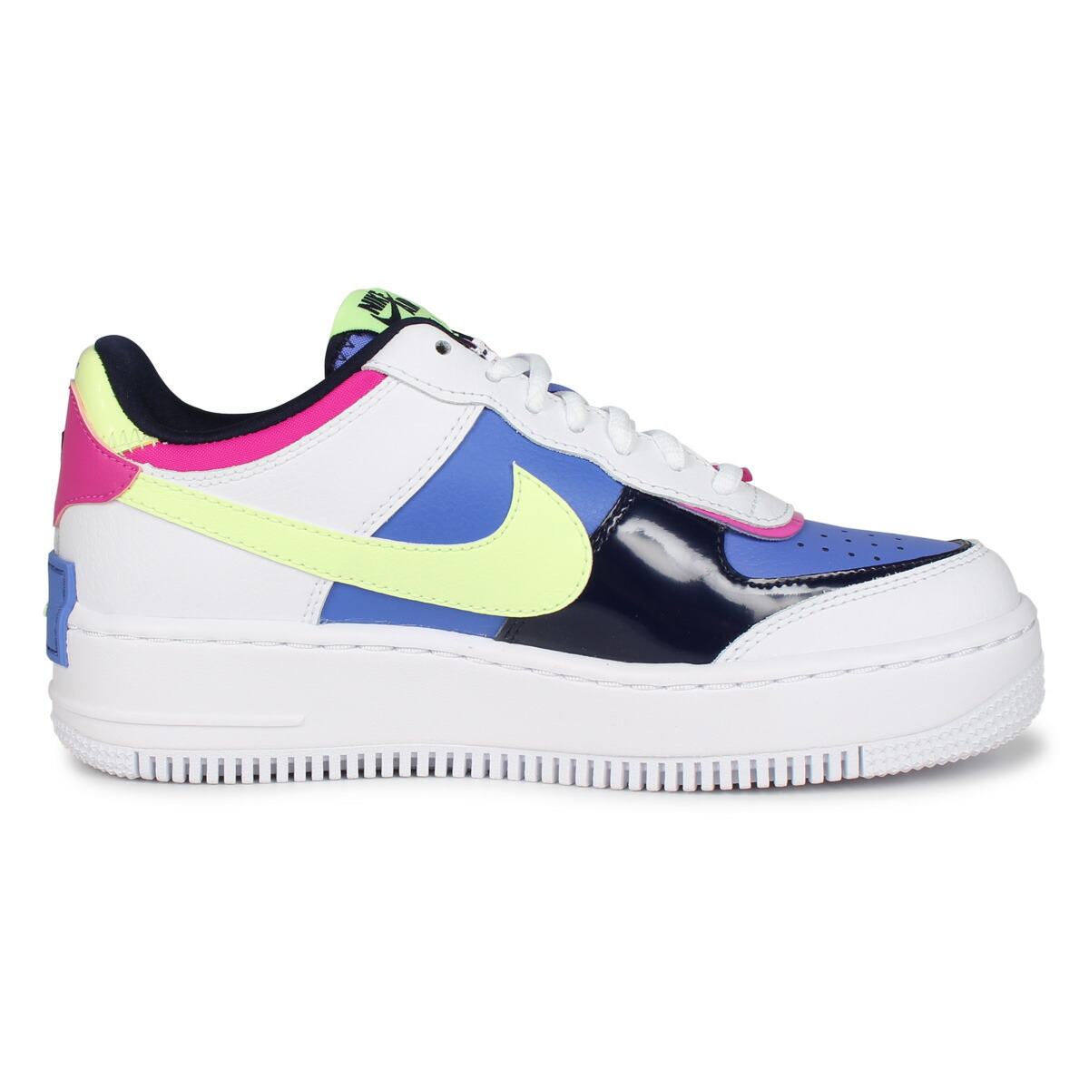 楽天市場 ナイキ Nike エアフォース1 シャドウ スニーカー レディース Wmns Air Force 1 Shadow ホワイト 白 Cj1641 100 Allsports