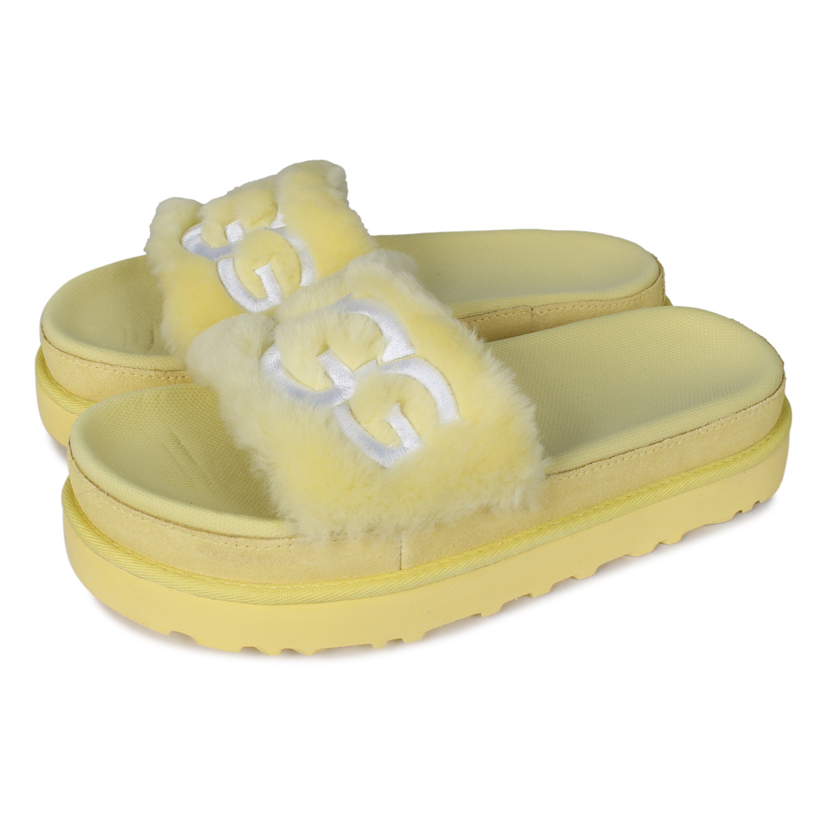 yellow ugg slides